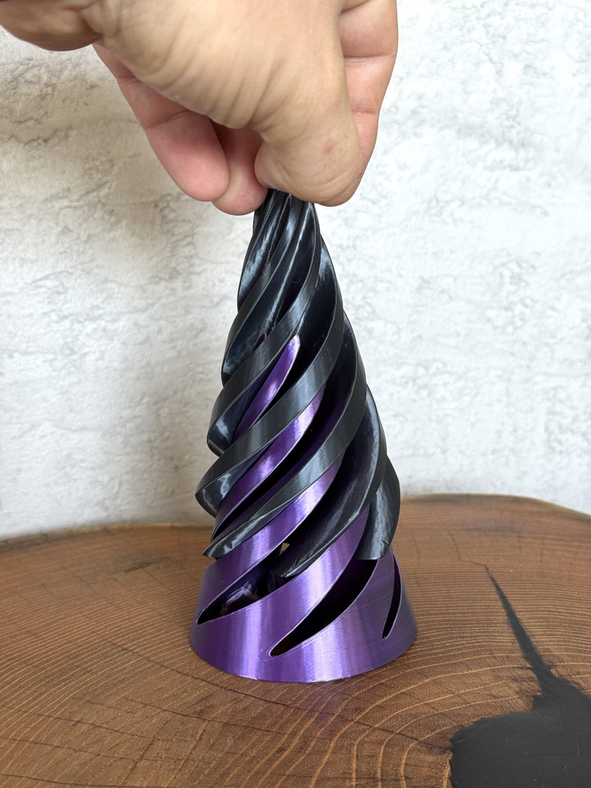 Fidget Toy spiralny Stożek wpadający w Stożek XXL, zabawka antystresowa, gadżet - obrazek 8