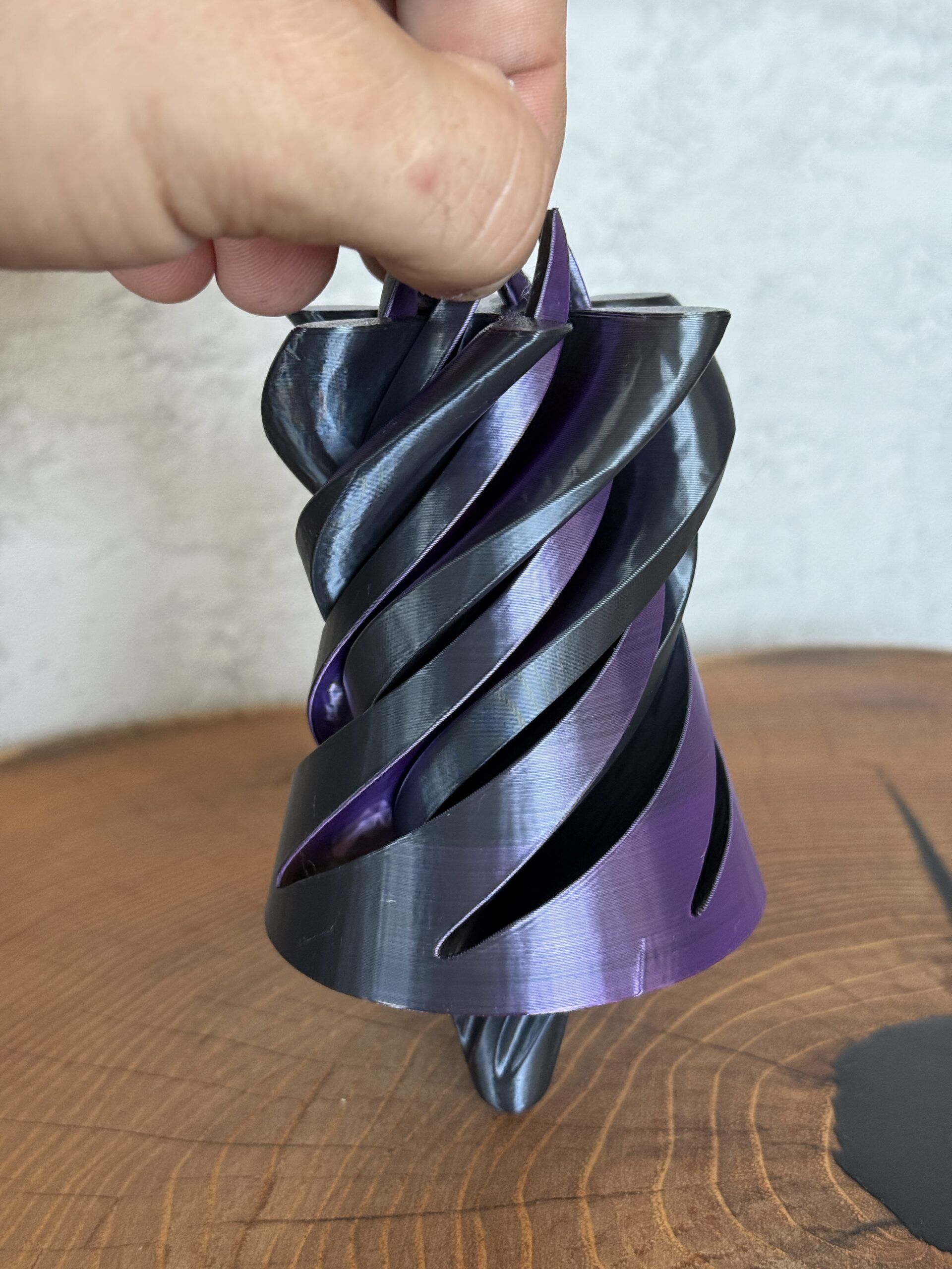 Fidget Toy spiralny Stożek wpadający w Stożek XXL, zabawka antystresowa, gadżet - obrazek 10