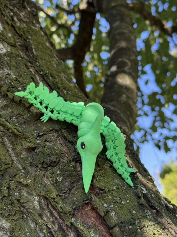 Pterodaktyl przegubowy 3D, ruchoma figurka, druk 3D, gadżet dekoracyjny - obrazek 2