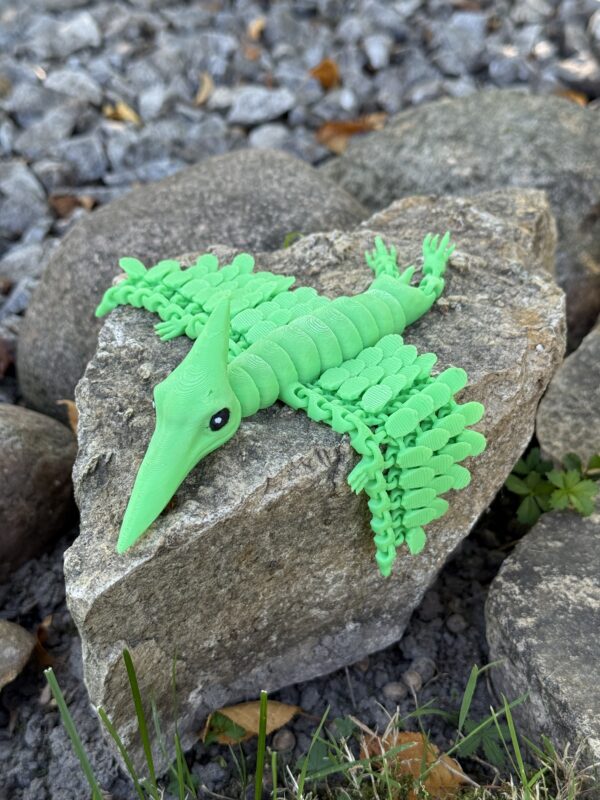 Pterodaktyl przegubowy 3D, ruchoma figurka, druk 3D, gadżet dekoracyjny - obrazek 5