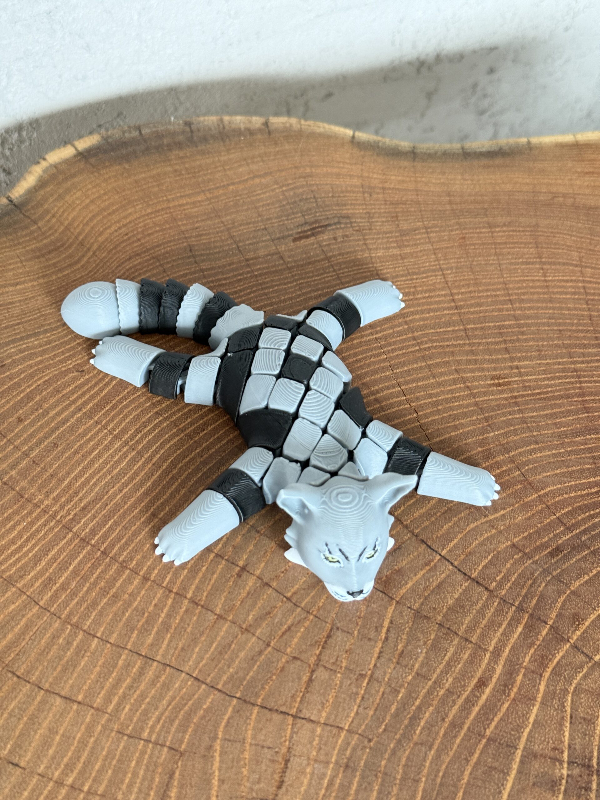 Ryś amerykański segmentowy 3D – zabawka antystresowa, prezent, gadżet - obrazek 11