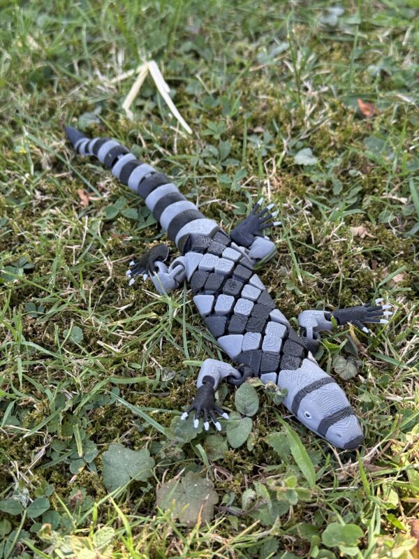 Waran 3D – segmentowo-przegubowy, ruchoma figurka, prezent, zabawka - obrazek 13