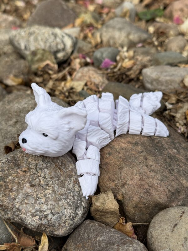 Figurka Psa White Terrier ,gadżet, prezent, zabawka, zwierzęta, słodziak - obrazek 7