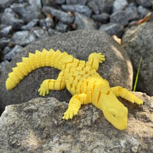 Jaszczurka Uromastyx (Biczogon) przegubowa 3D – pancerny gad z segmentów