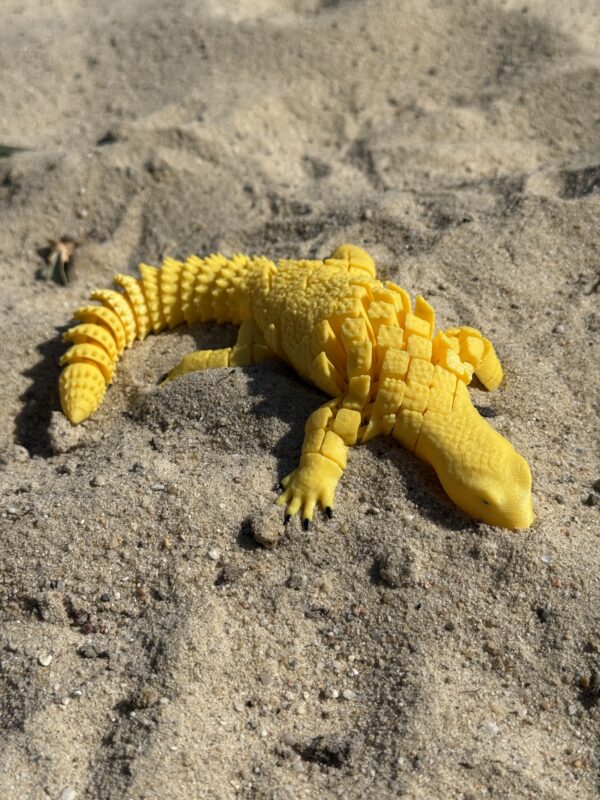 Jaszczurka Uromastyx (Biczogon) przegubowa 3D – pancerny gad z segmentów - obrazek 13