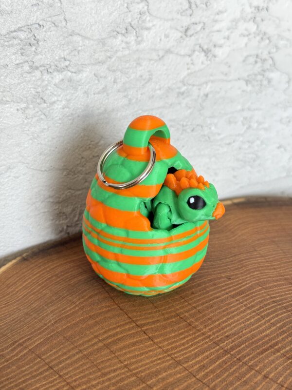 Mini Dinozaur w Jajku – przegubowy, ruchoma figurka, kolorowa niespodzianka - obrazek 2