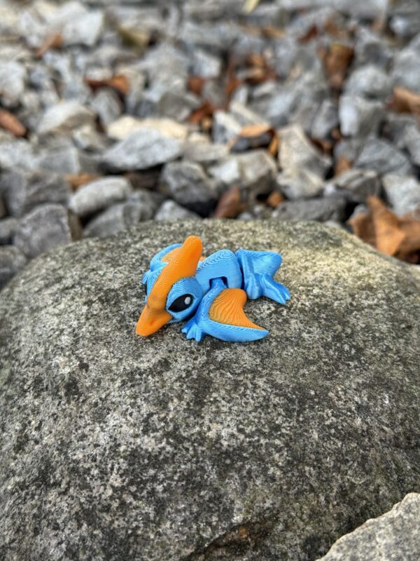 Mini Dinozaur pterodaktyl w Jajku – przegubowy, ruchoma figurka, zabawka - obrazek 13