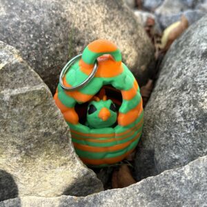 Mini Dinozaur w Jajku – przegubowy, ruchoma figurka, kolorowa niespodzianka
