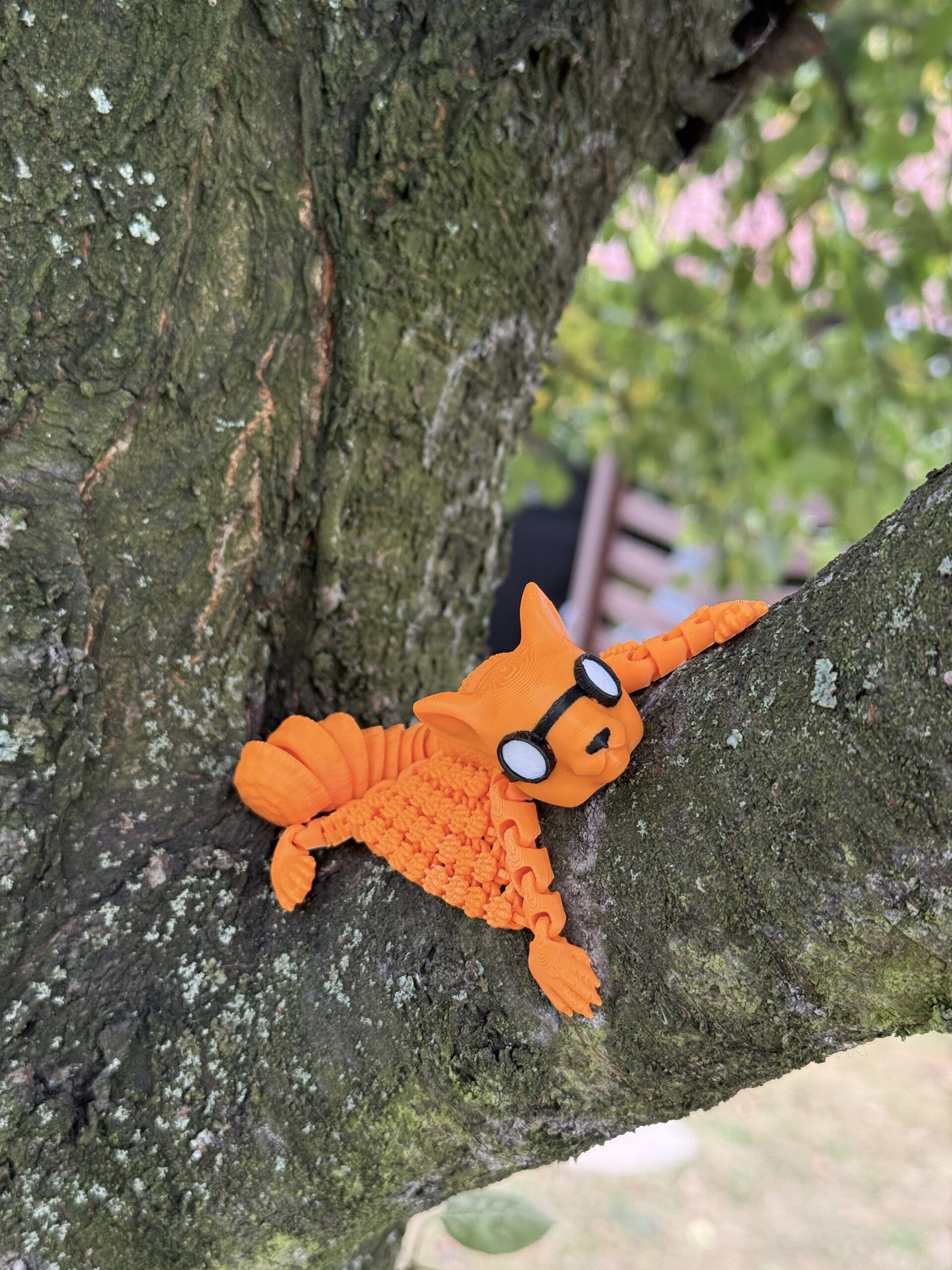 Wiewiórka pilot 3D – antystresowy gadżet do zabawy, ruchoma figurka, zabawka - obrazek 4