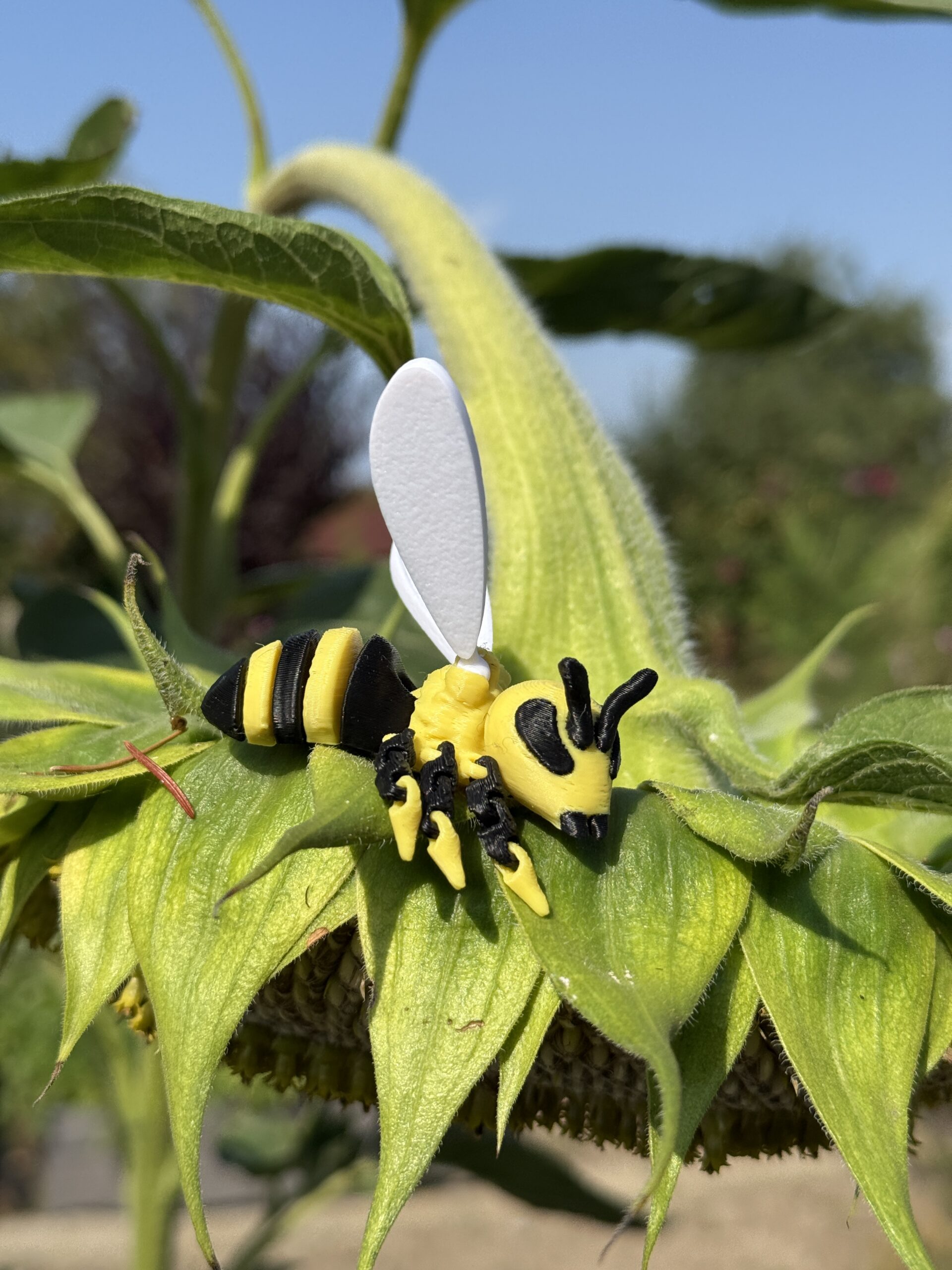 Pszczoła 3D – przegubowa, ruchoma figurka, zabawka, prezent - obrazek 4