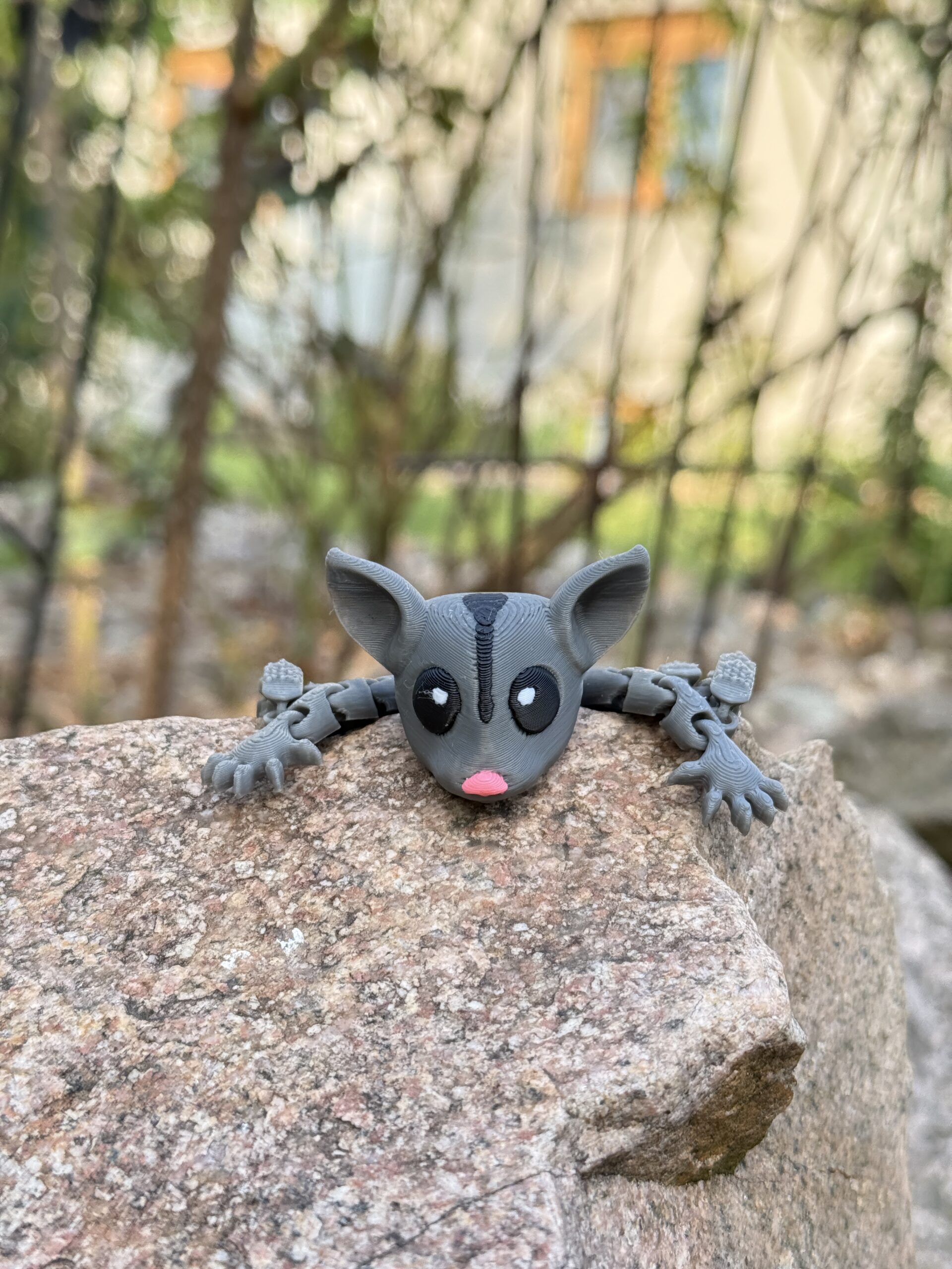 Ruchoma lotopałanka 3D | Wysoka jakość| Realistyczne detale | Antystresowy gadżet | Prezent - obrazek 7