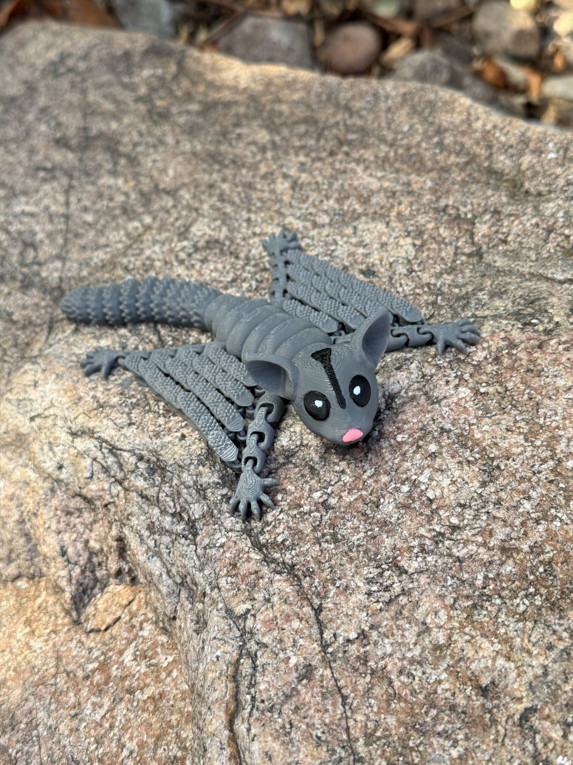 Ruchoma lotopałanka 3D | Wysoka jakość| Realistyczne detale | Antystresowy gadżet | Prezent - obrazek 9