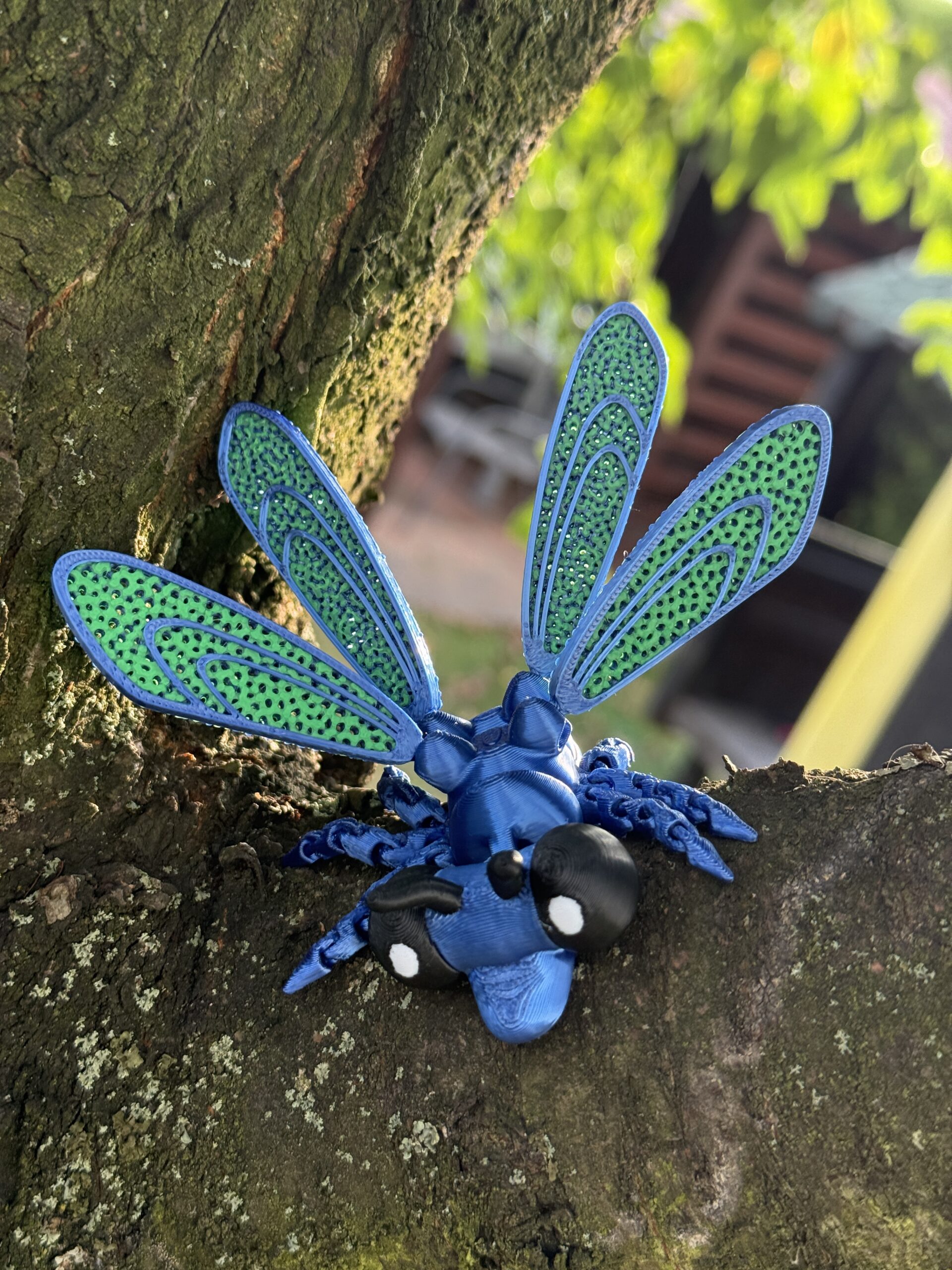 Ważka 3D – ruchoma przegubowa figurka, zabawka, prezent - obrazek 5