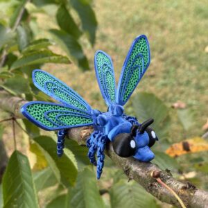 Ważka 3D – ruchoma przegubowa figurka, zabawka, prezent