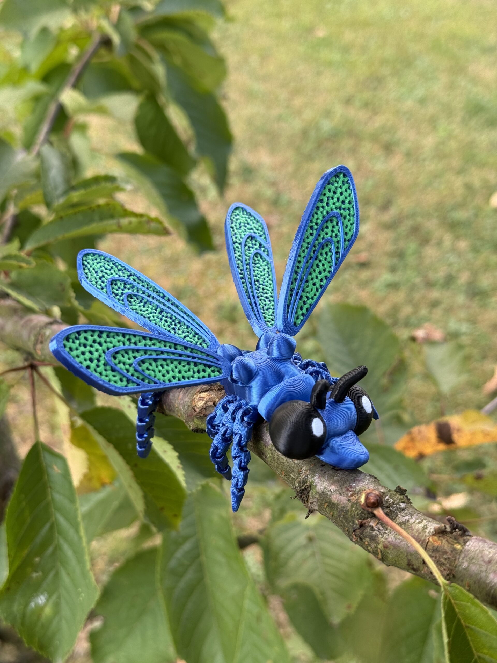 Ważka 3D – ruchoma przegubowa figurka, zabawka, prezent