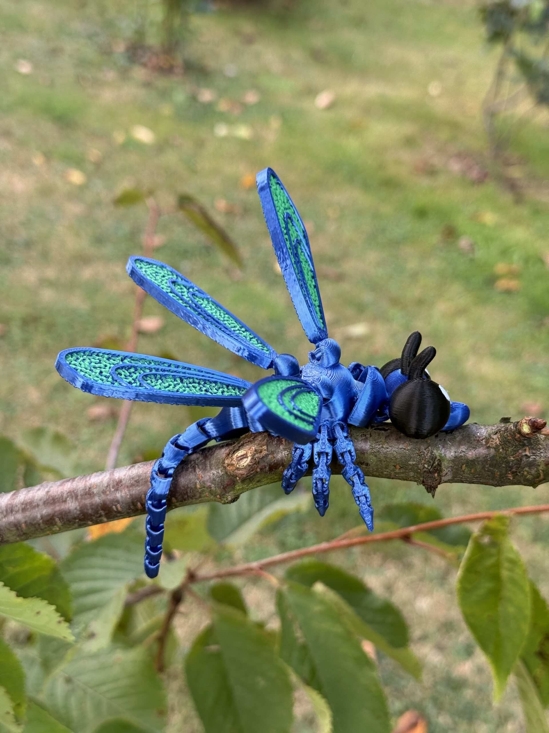 Ważka 3D – ruchoma przegubowa figurka, zabawka, prezent - obrazek 6