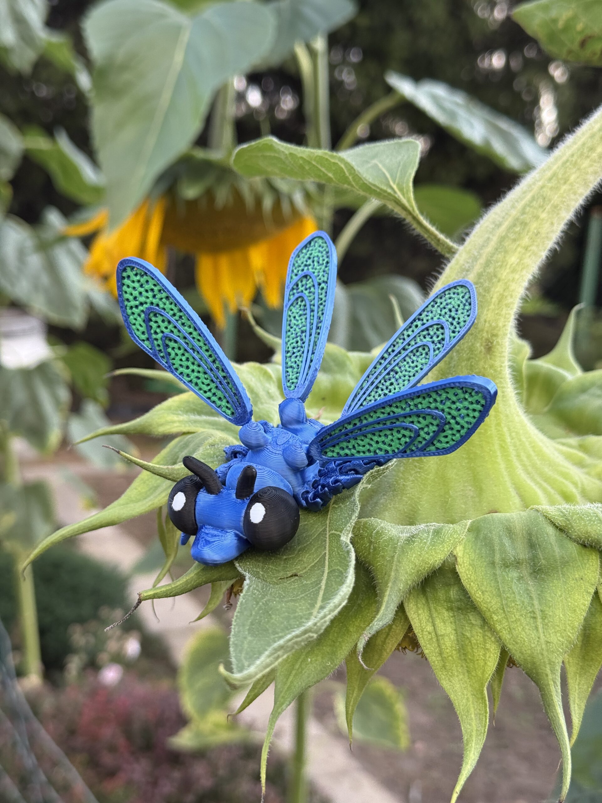 Ważka 3D – ruchoma przegubowa figurka, zabawka, prezent - obrazek 7