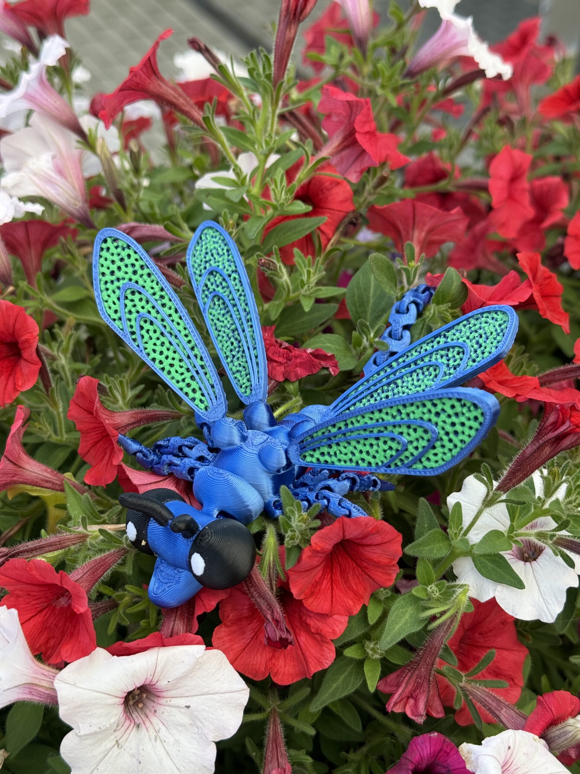 Ważka 3D – ruchoma przegubowa figurka, zabawka, prezent - obrazek 12