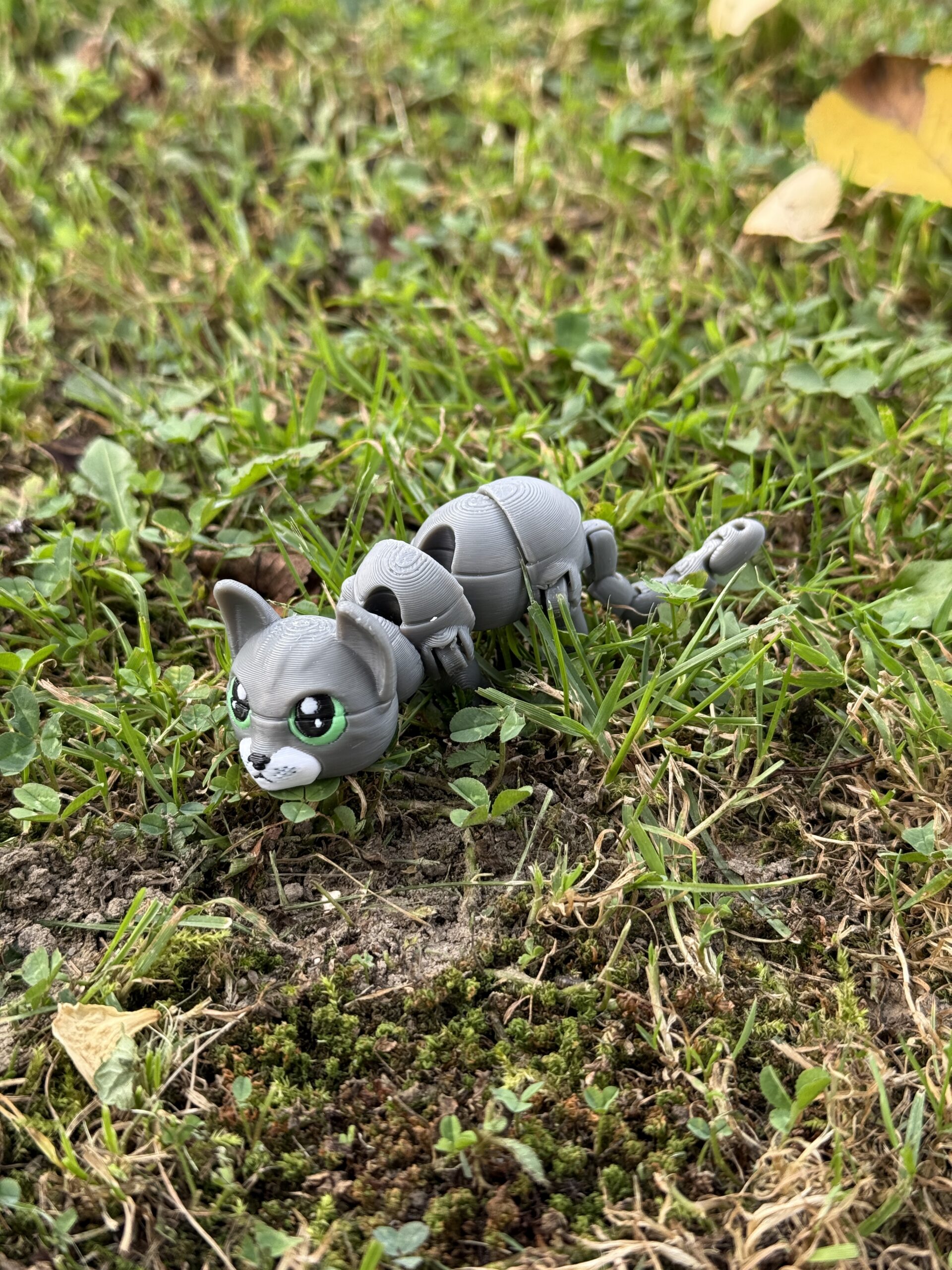 Kot, kotek 3D – ruchoma figurka kieszonkowa, zabawka antystresowa - obrazek 5