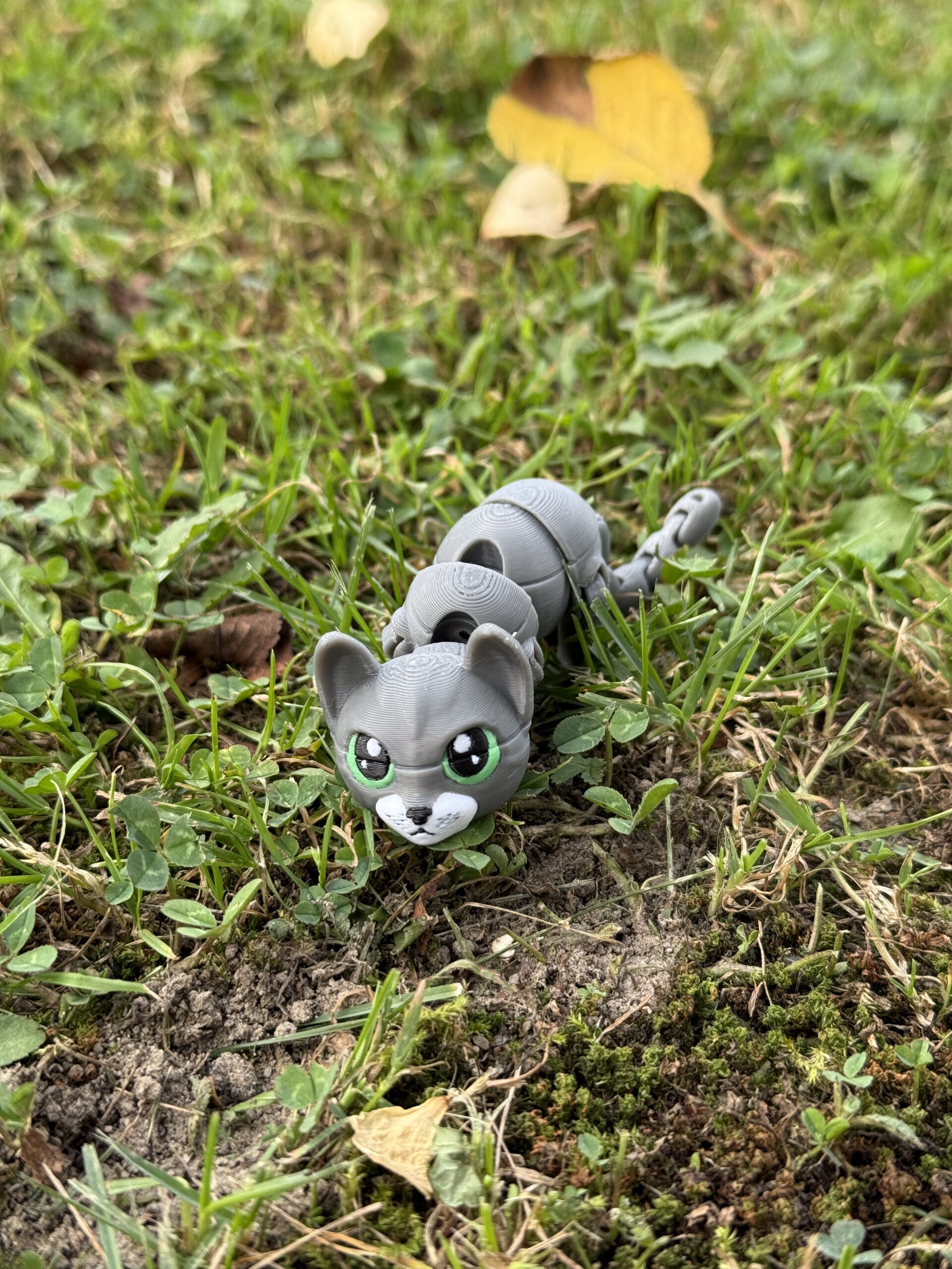 Kot, kotek 3D – ruchoma figurka kieszonkowa, zabawka antystresowa - obrazek 6