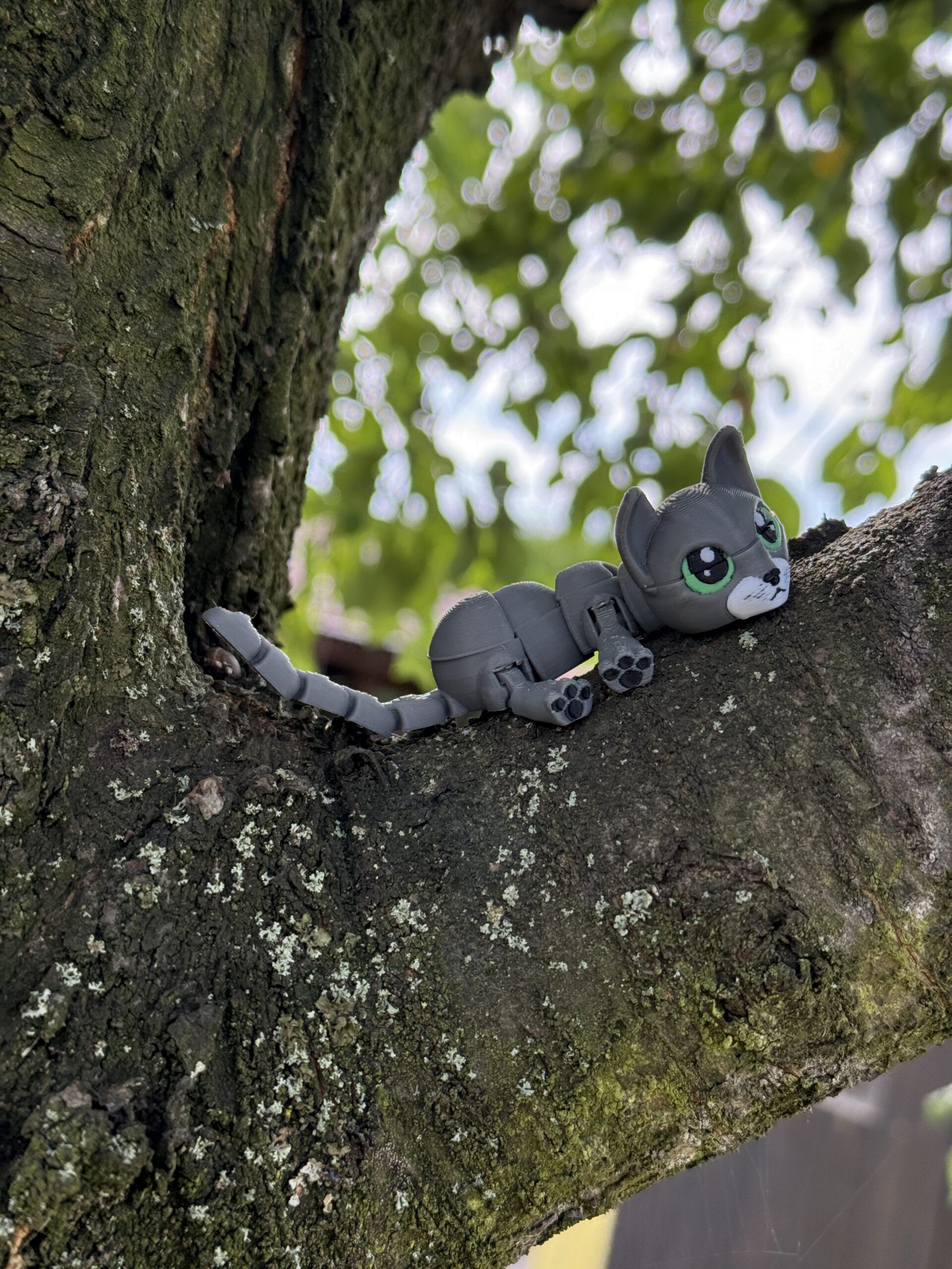 Kot, kotek 3D – ruchoma figurka kieszonkowa, zabawka antystresowa - obrazek 7