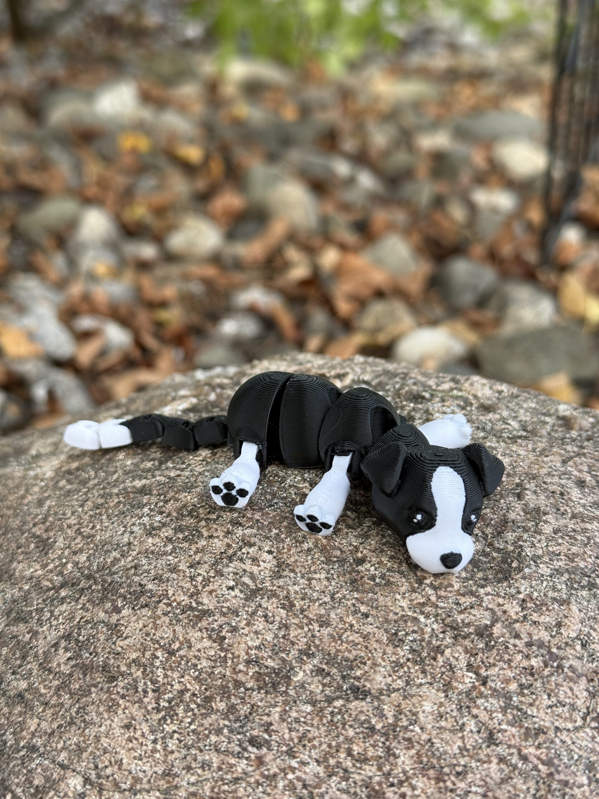 Piesek, pies przegubowy 3D – ruchoma figurka kieszonkowa, zabawka antystresowa - obrazek 3