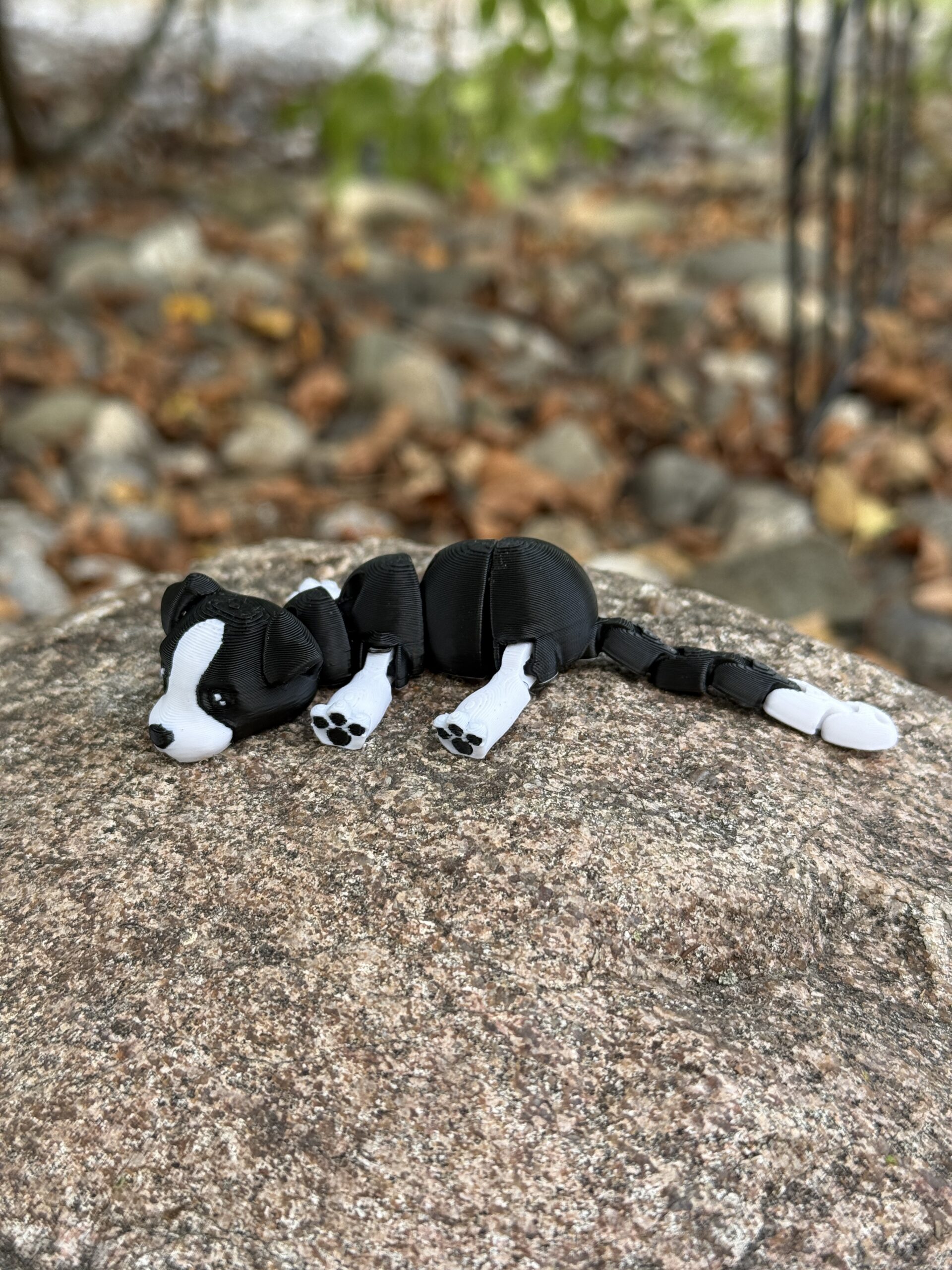 Piesek, pies przegubowy 3D – ruchoma figurka kieszonkowa, zabawka antystresowa - obrazek 4