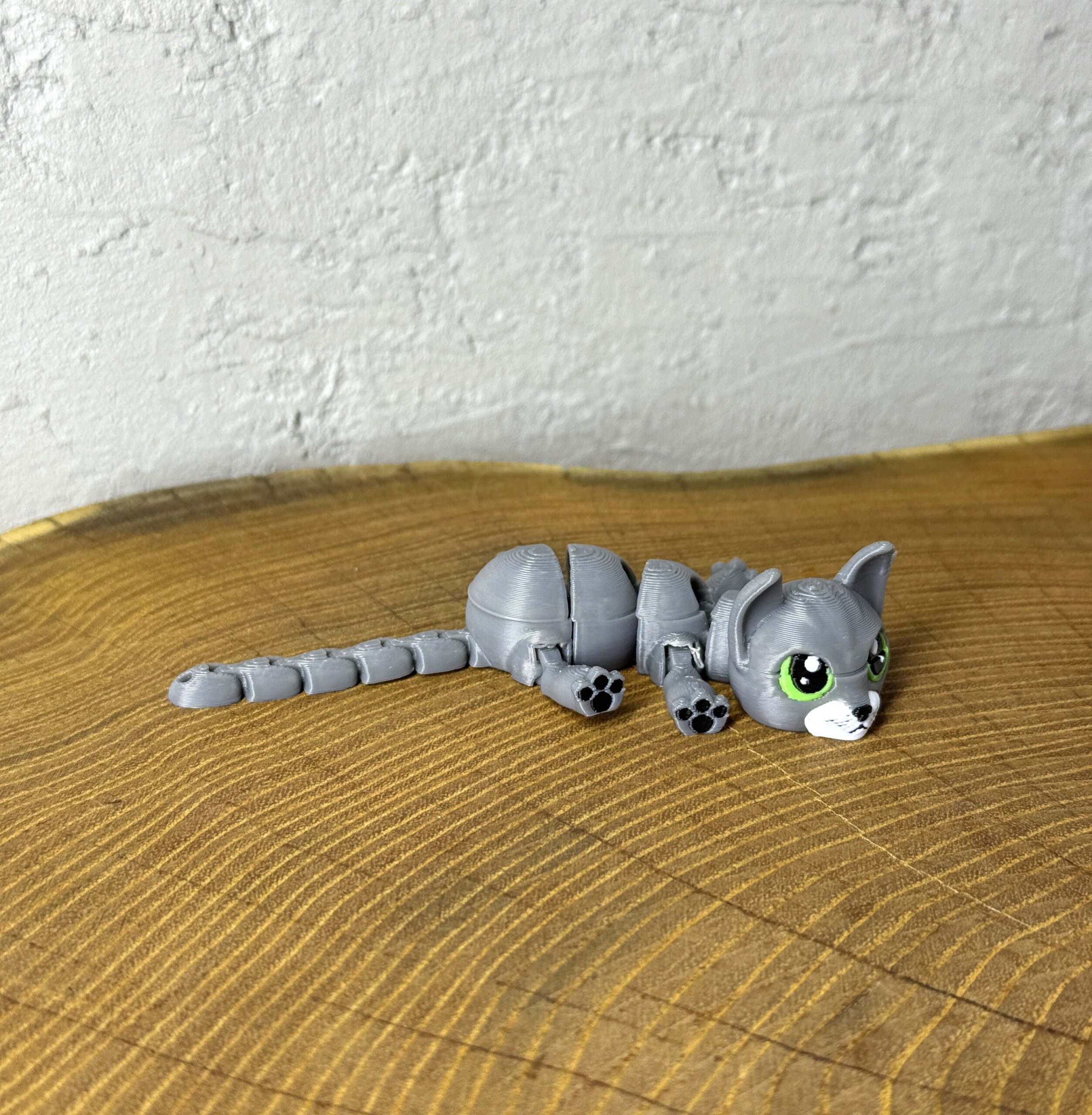 Kot, kotek 3D – ruchoma figurka kieszonkowa, zabawka antystresowa - obrazek 8