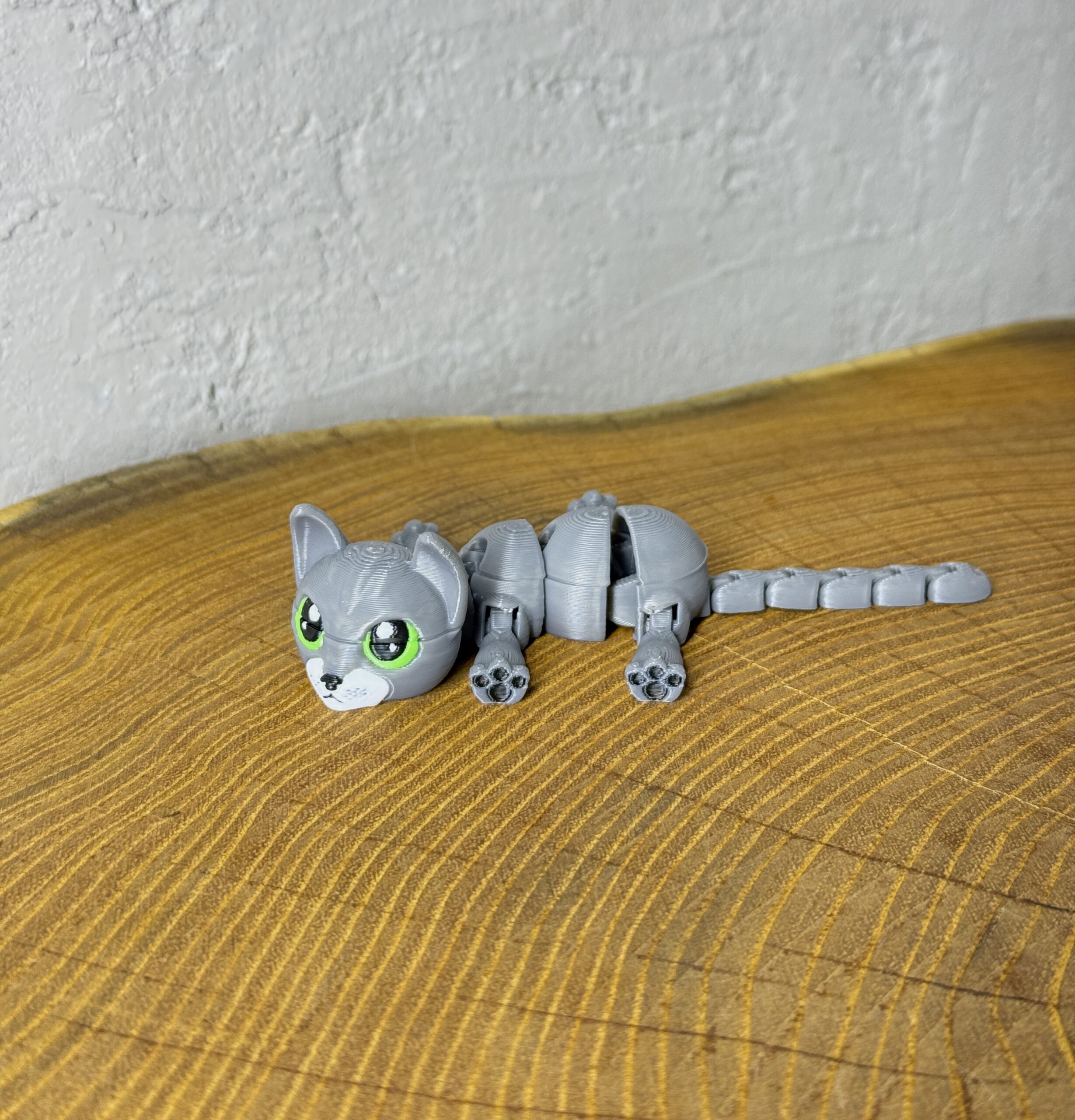 Kot, kotek 3D – ruchoma figurka kieszonkowa, zabawka antystresowa - obrazek 9