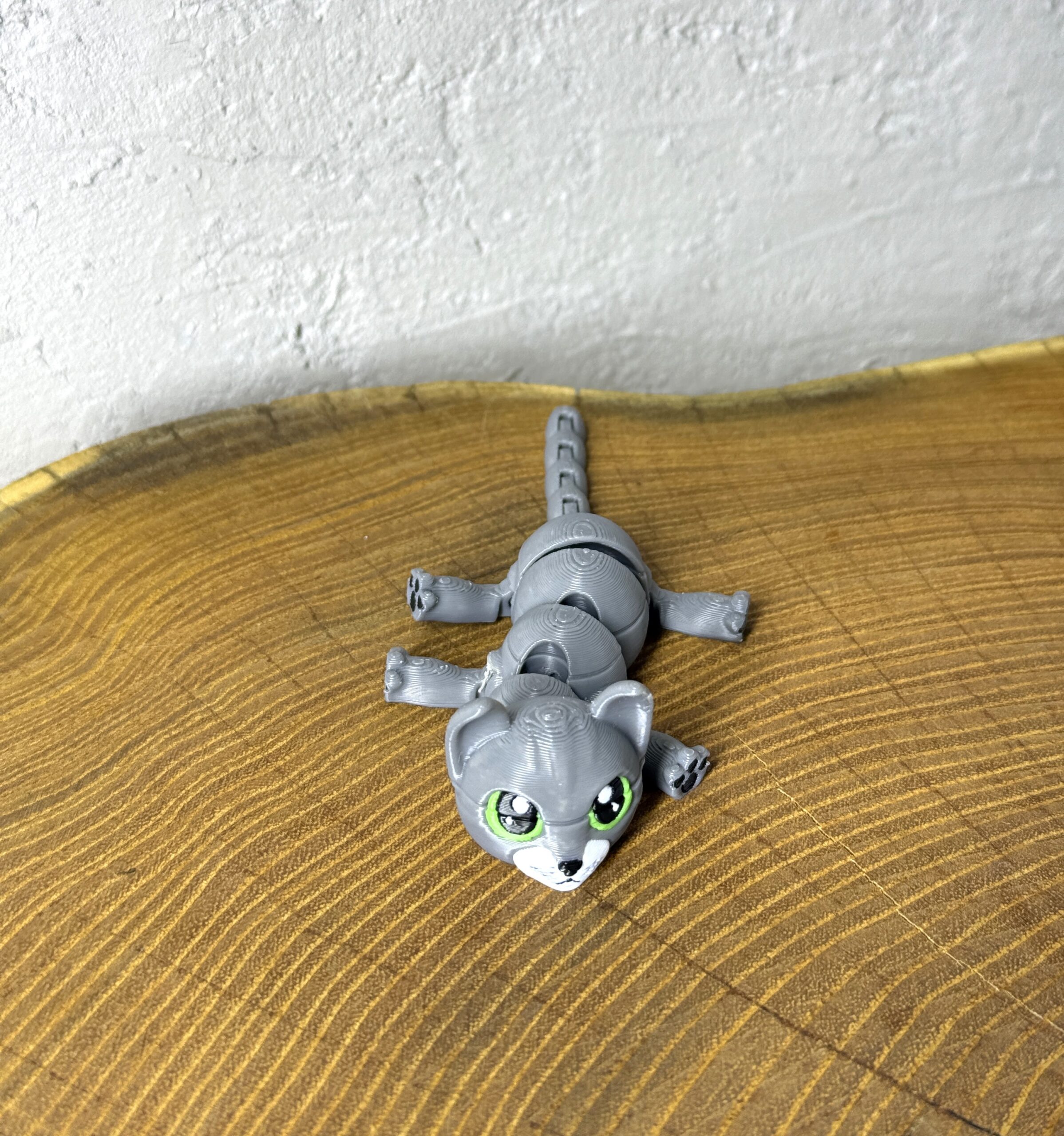 Kot, kotek 3D – ruchoma figurka kieszonkowa, zabawka antystresowa - obrazek 10