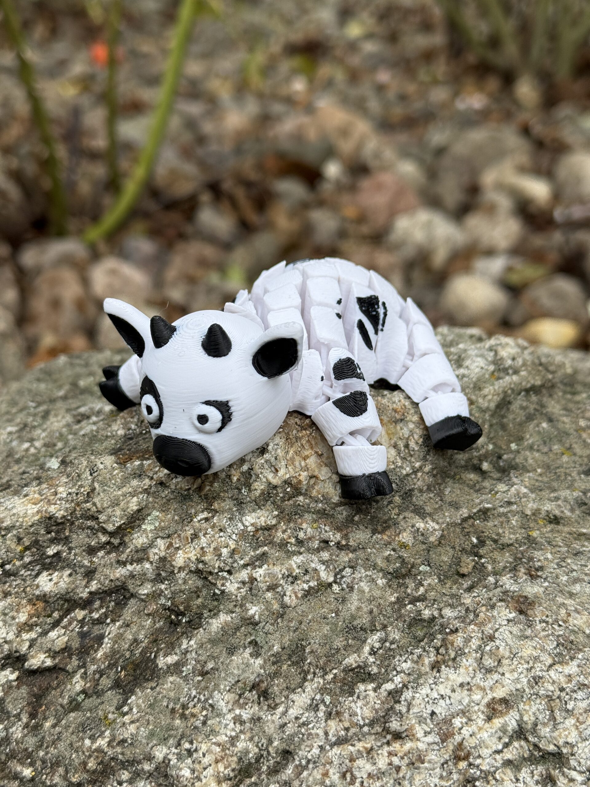 Krówka 3D – segmentowa figurka, antystresowy gadżet do zabawy, gadżet - obrazek 14