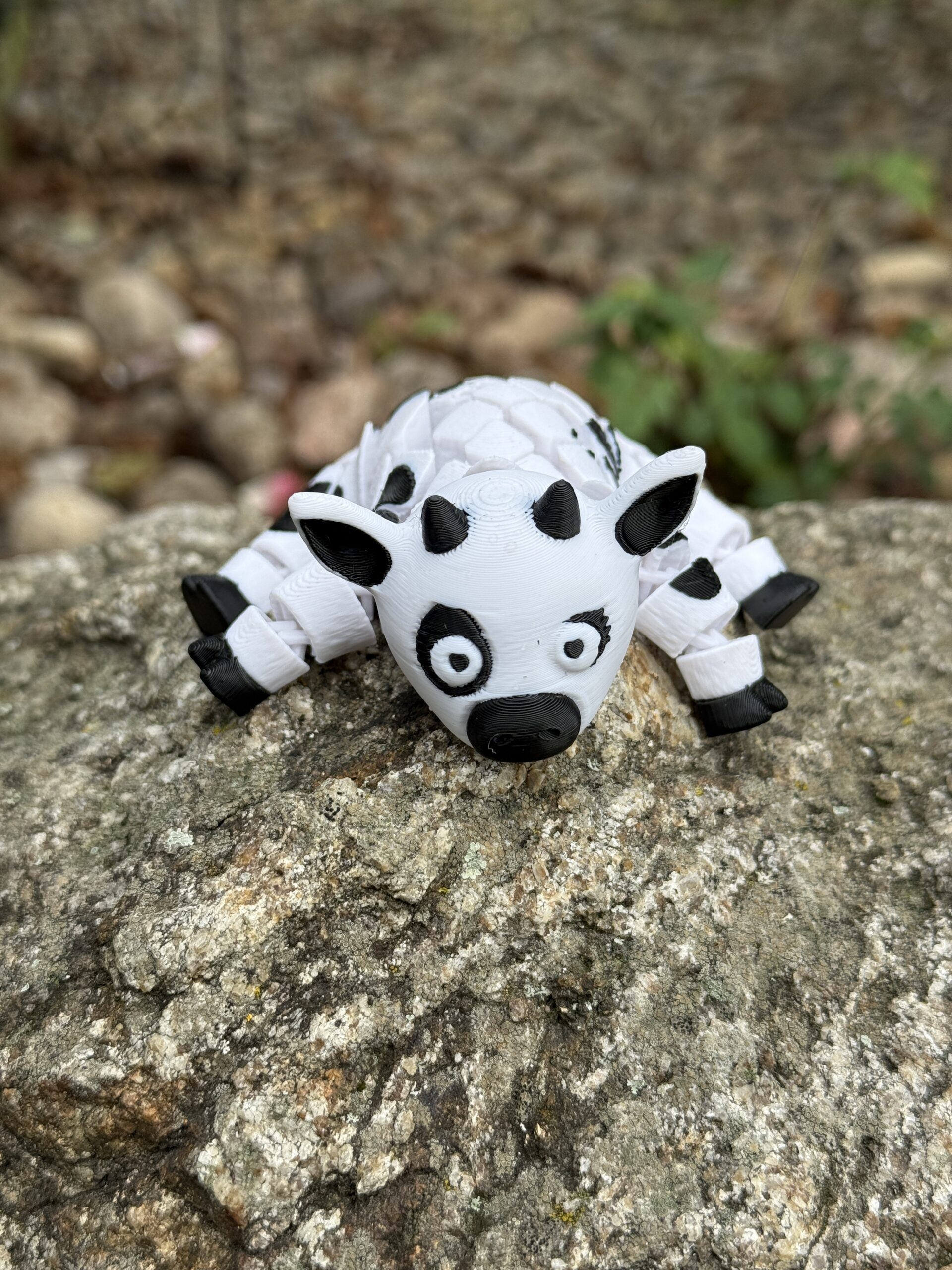 Krówka 3D – segmentowa figurka, antystresowy gadżet do zabawy, gadżet - obrazek 9