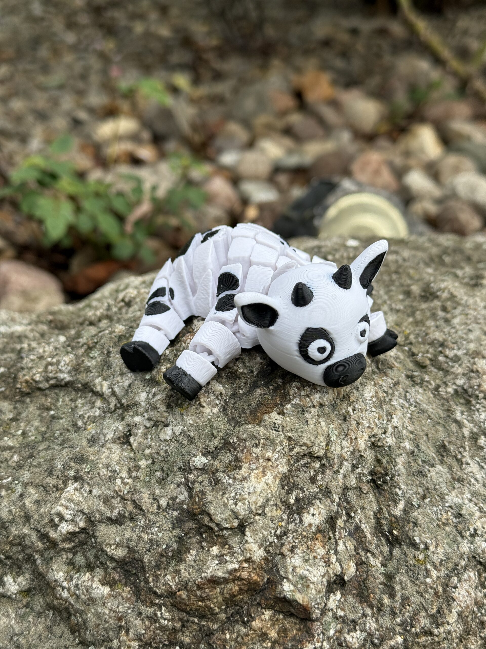 Krówka 3D – segmentowa figurka, antystresowy gadżet do zabawy, gadżet - obrazek 8