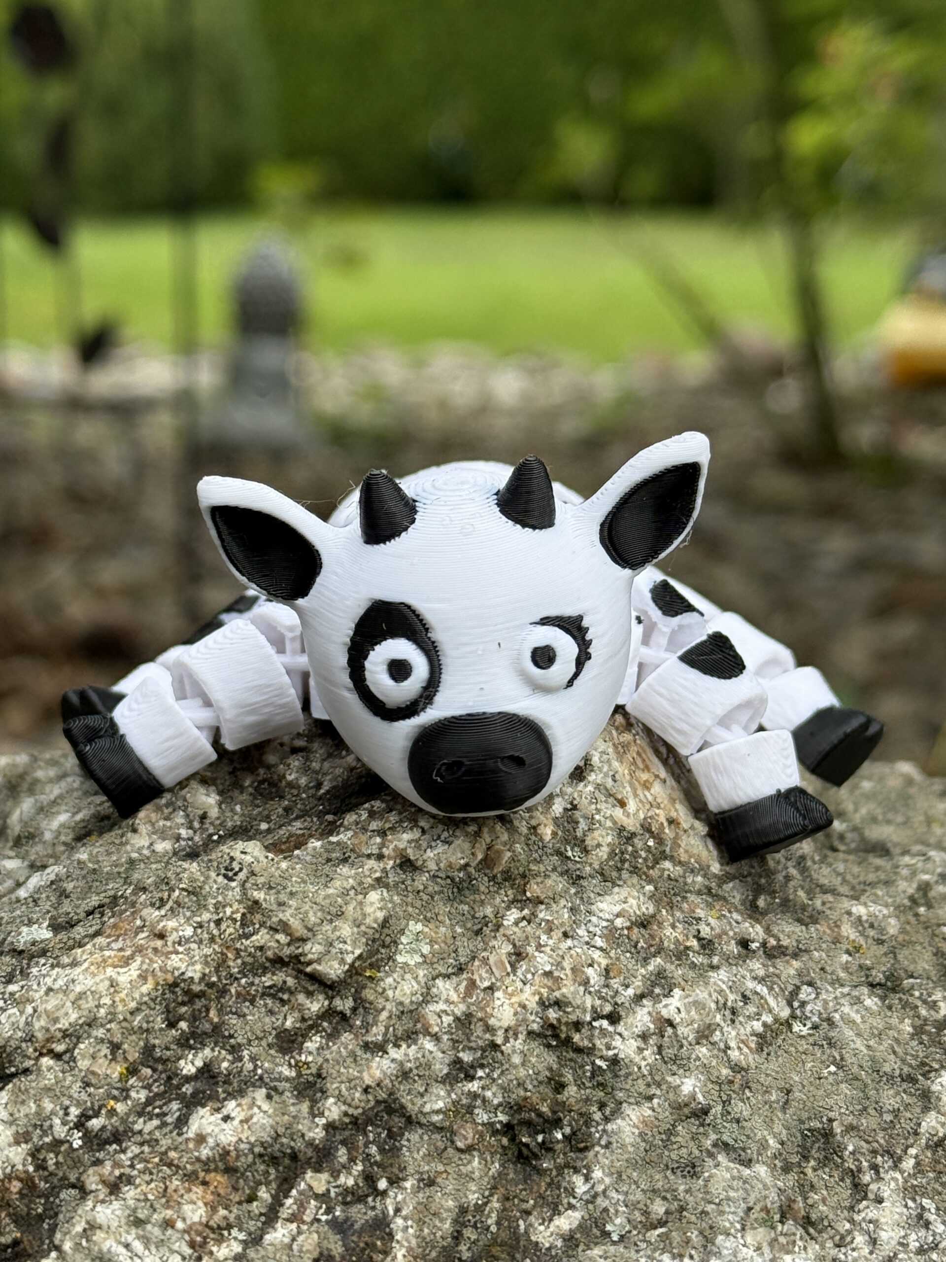 Krówka 3D – segmentowa figurka, antystresowy gadżet do zabawy, gadżet - obrazek 6