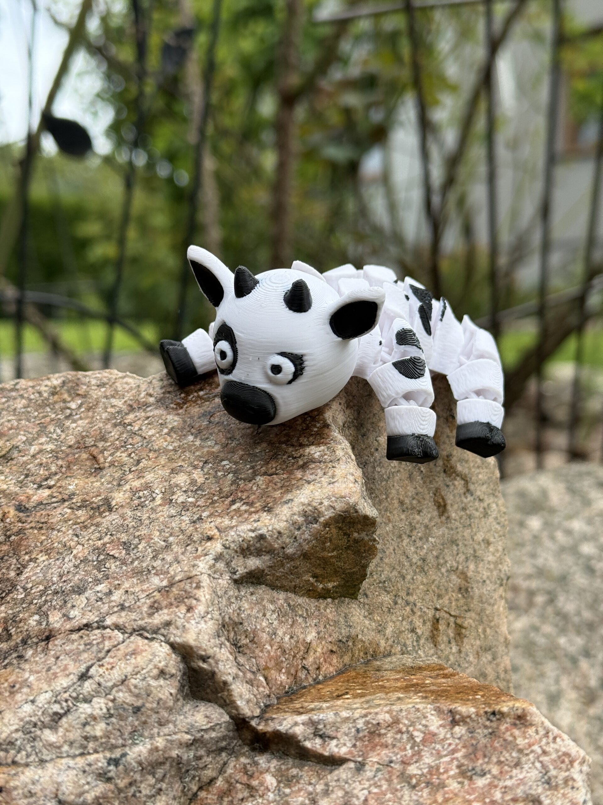 Krówka 3D – segmentowa figurka, antystresowy gadżet do zabawy, gadżet - obrazek 7