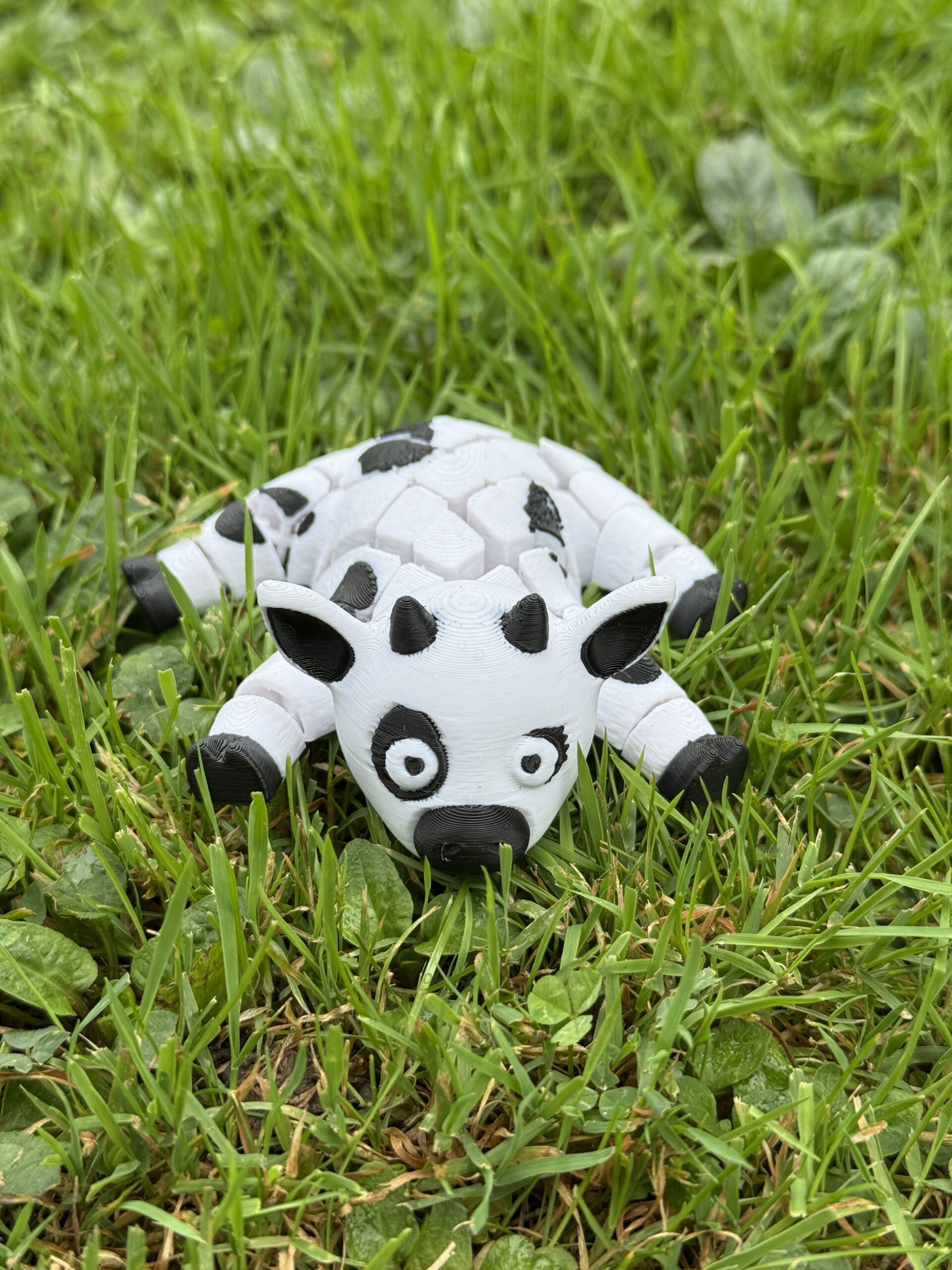 Krówka 3D – segmentowa figurka, antystresowy gadżet do zabawy, gadżet - obrazek 12