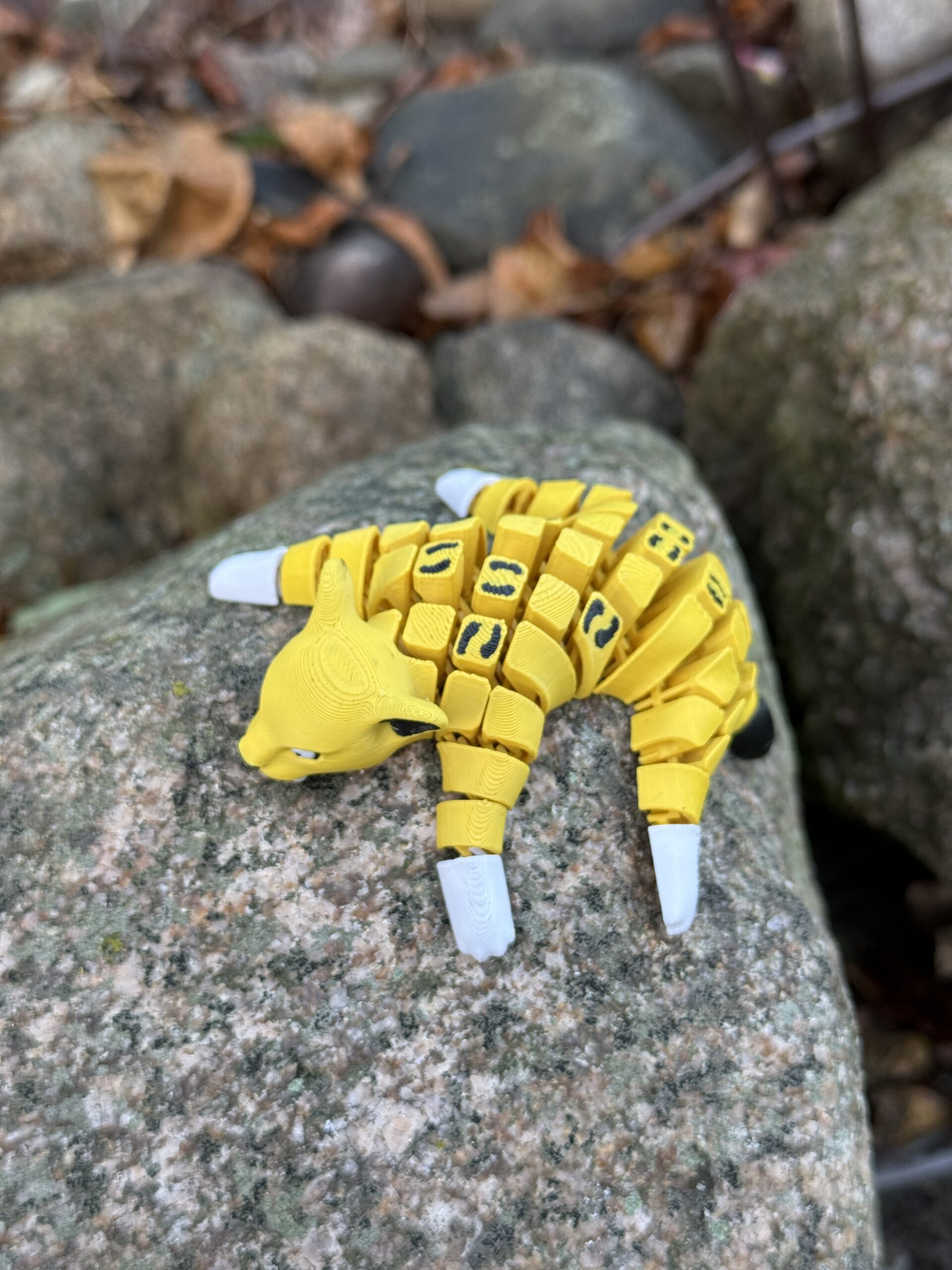 Tygrys Szablozębny 3D, segmentowo-przegubowy, ruchoma figurka, prezent, zabawka - obrazek 5