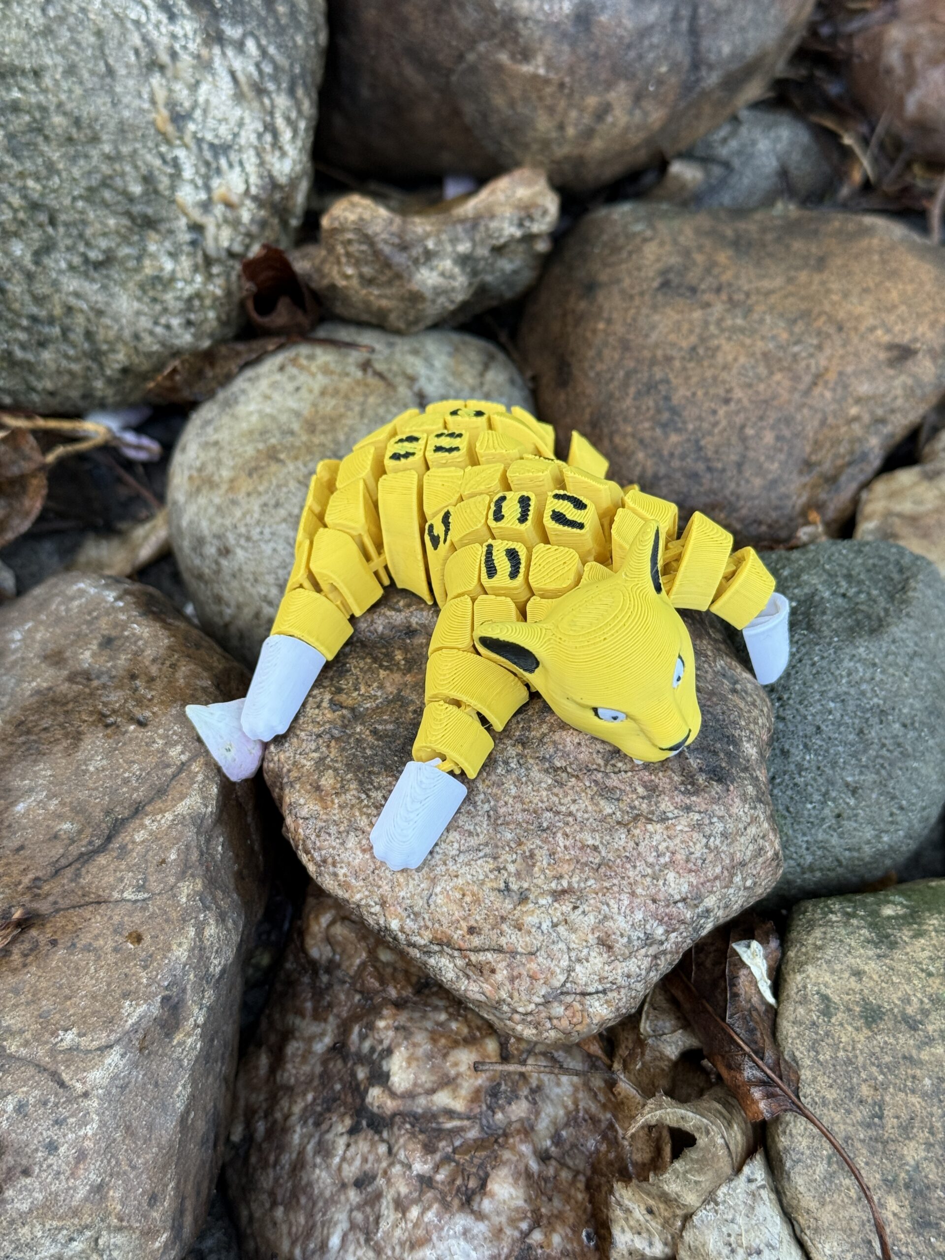 Tygrys Szablozębny 3D, segmentowo-przegubowy, ruchoma figurka, prezent, zabawka - obrazek 8