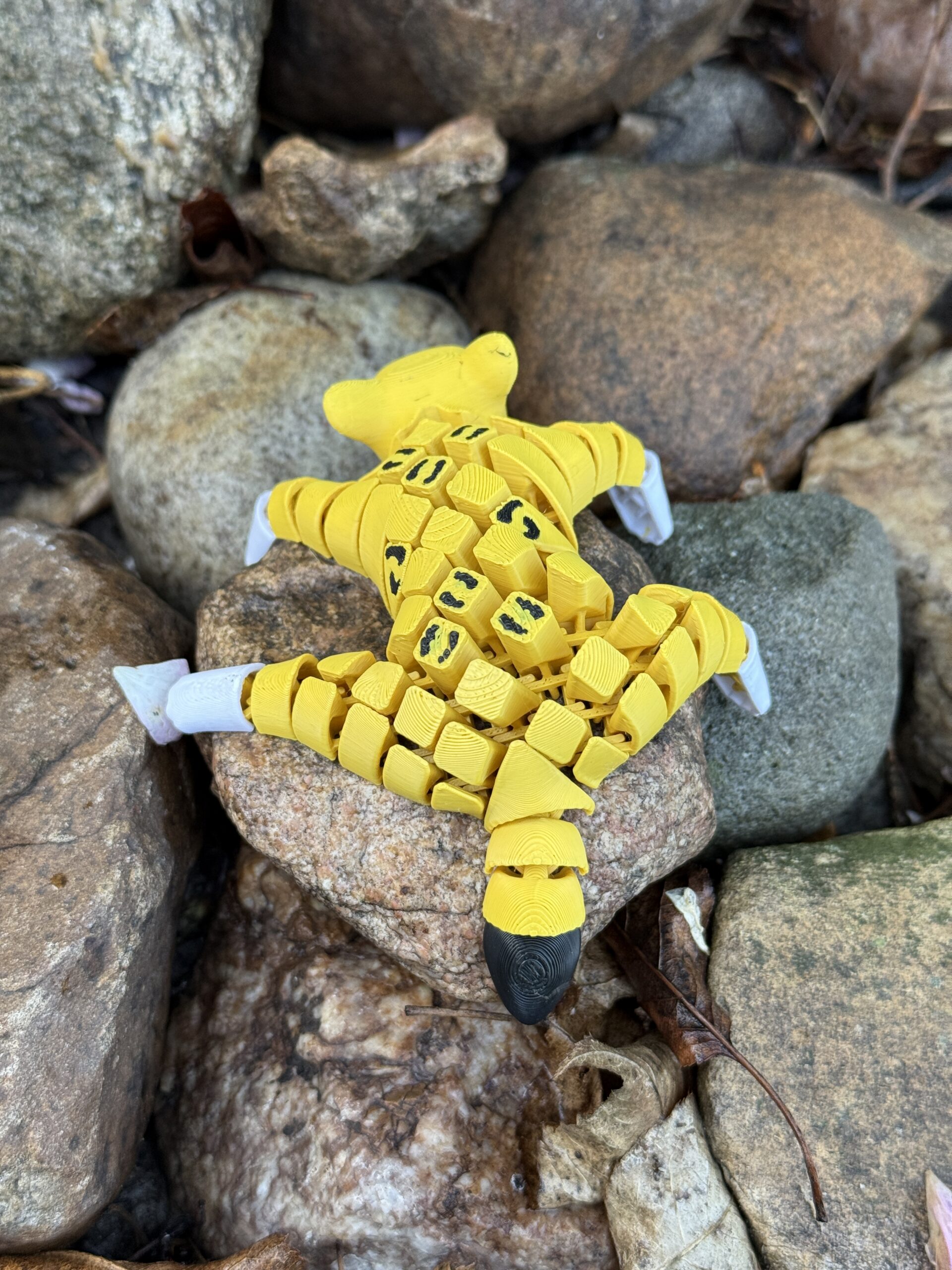 Tygrys Szablozębny 3D, segmentowo-przegubowy, ruchoma figurka, prezent, zabawka - obrazek 9