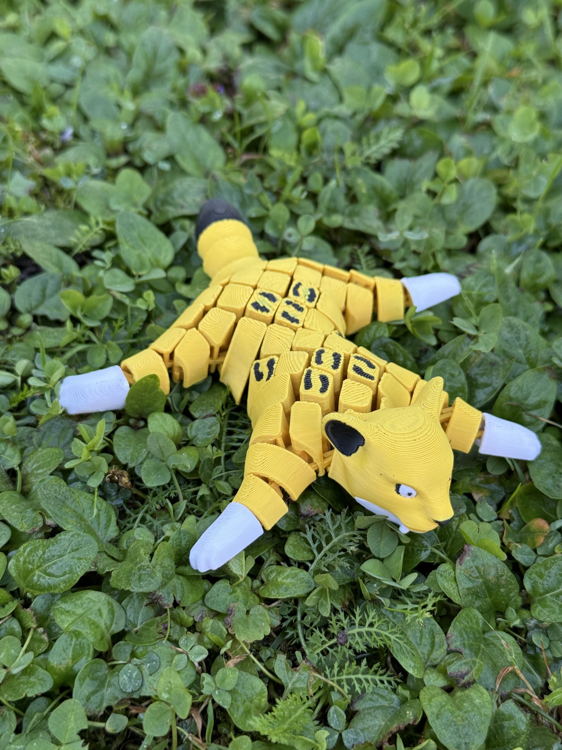 Tygrys Szablozębny 3D, segmentowo-przegubowy, ruchoma figurka, prezent, zabawka - obrazek 11