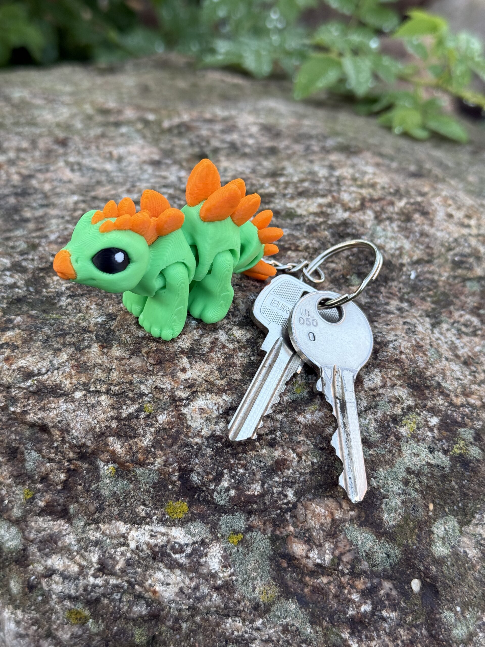 Dinozaur Baby 3D przegubowy, brelok – mała kieszonkowa figurka, zabawka - obrazek 8