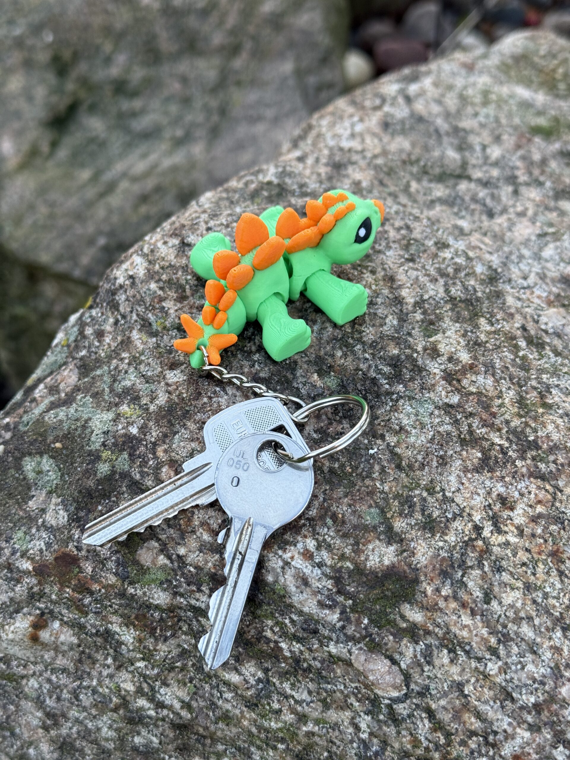 Dinozaur Baby 3D przegubowy, brelok – mała kieszonkowa figurka, zabawka - obrazek 11