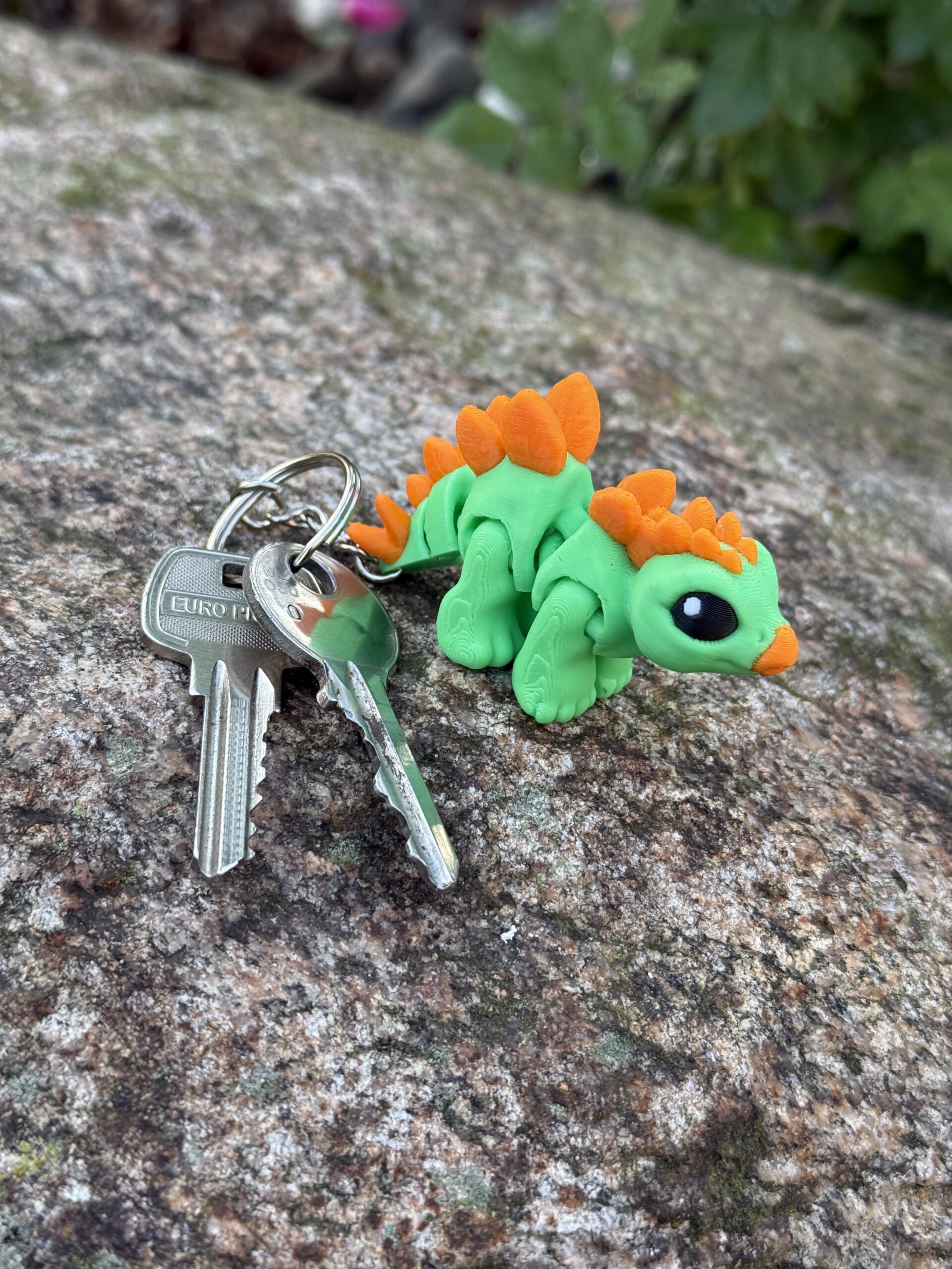 Dinozaur Baby 3D przegubowy, brelok – mała kieszonkowa figurka, zabawka - obrazek 12