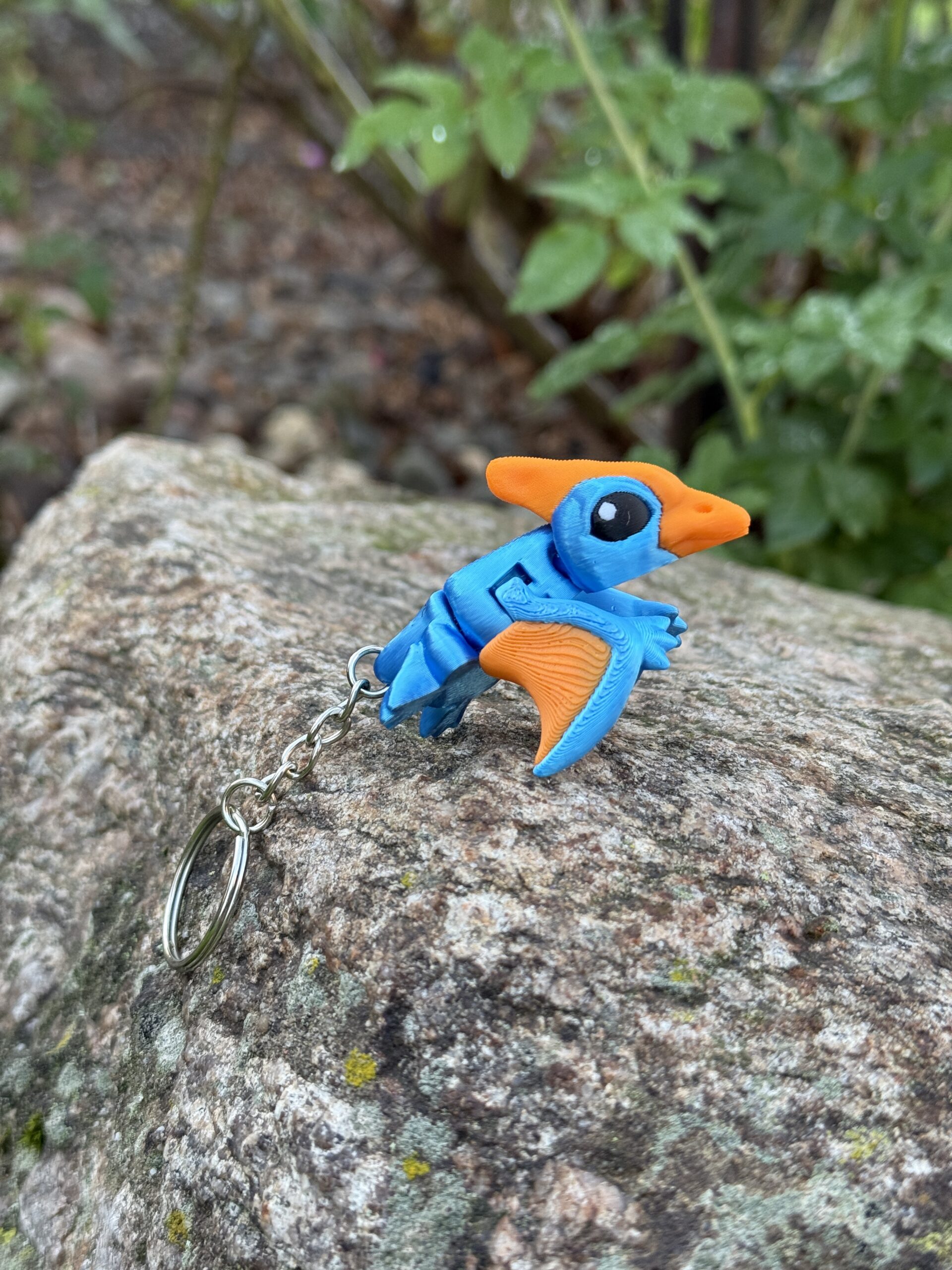 Pterodaktyl Baby 3D przegubowy, brelok – mała kieszonkowa figurka, zabawka - obrazek 7