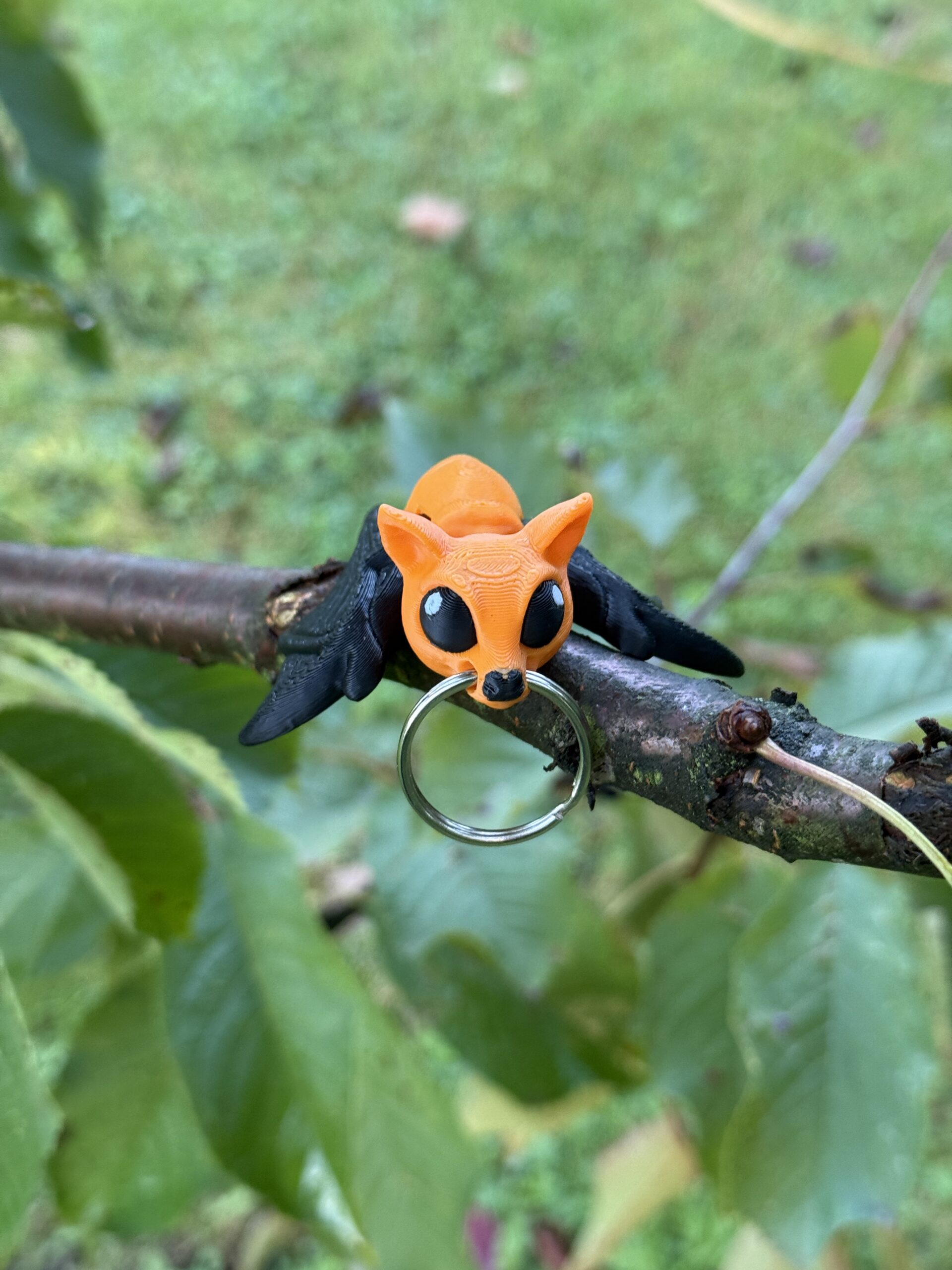 Nietoperz 3D przegubowy, brelok – mała kieszonkowa figurka, zabawka - obrazek 12