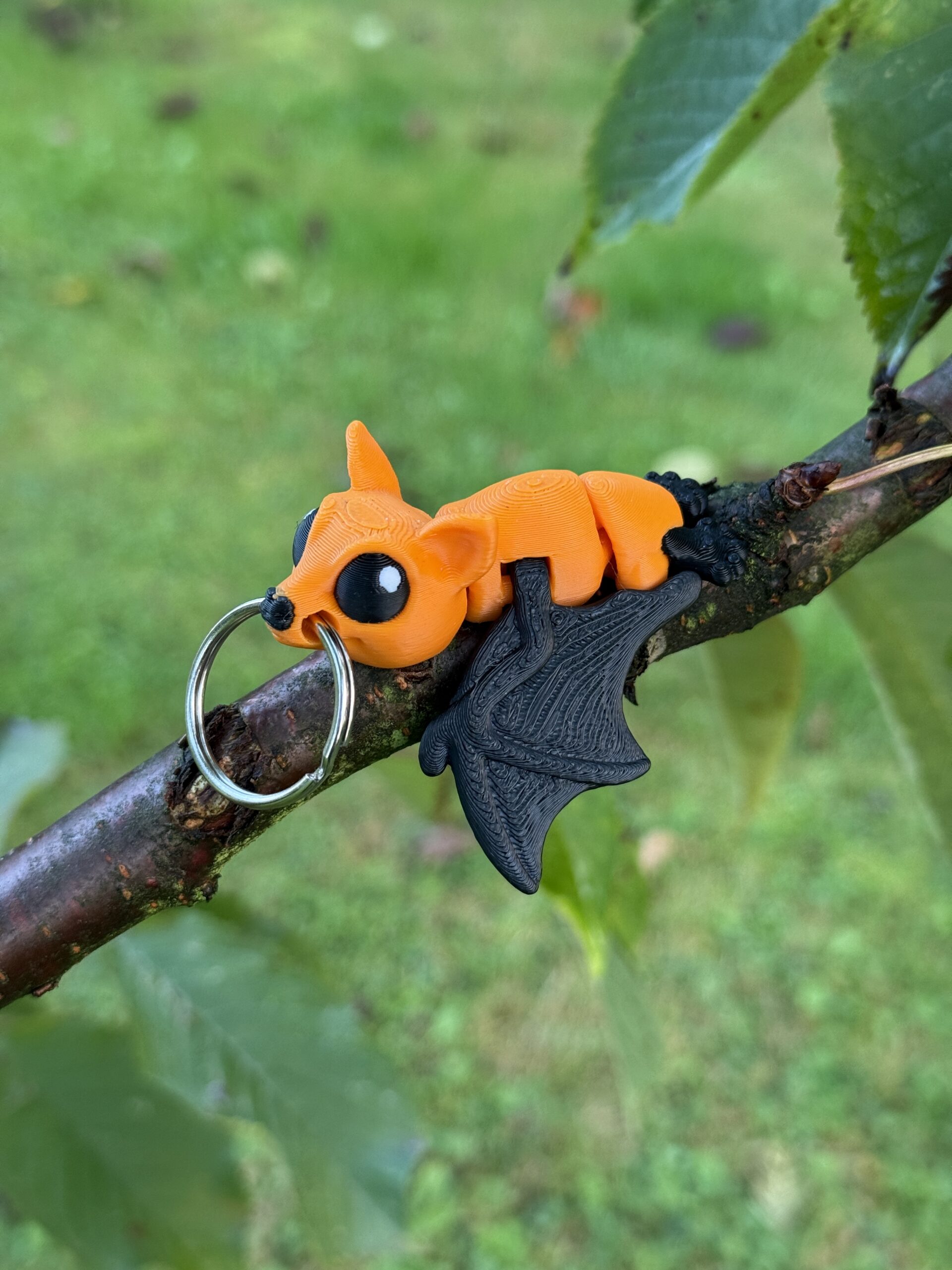 Nietoperz 3D przegubowy, brelok – mała kieszonkowa figurka, zabawka - obrazek 13