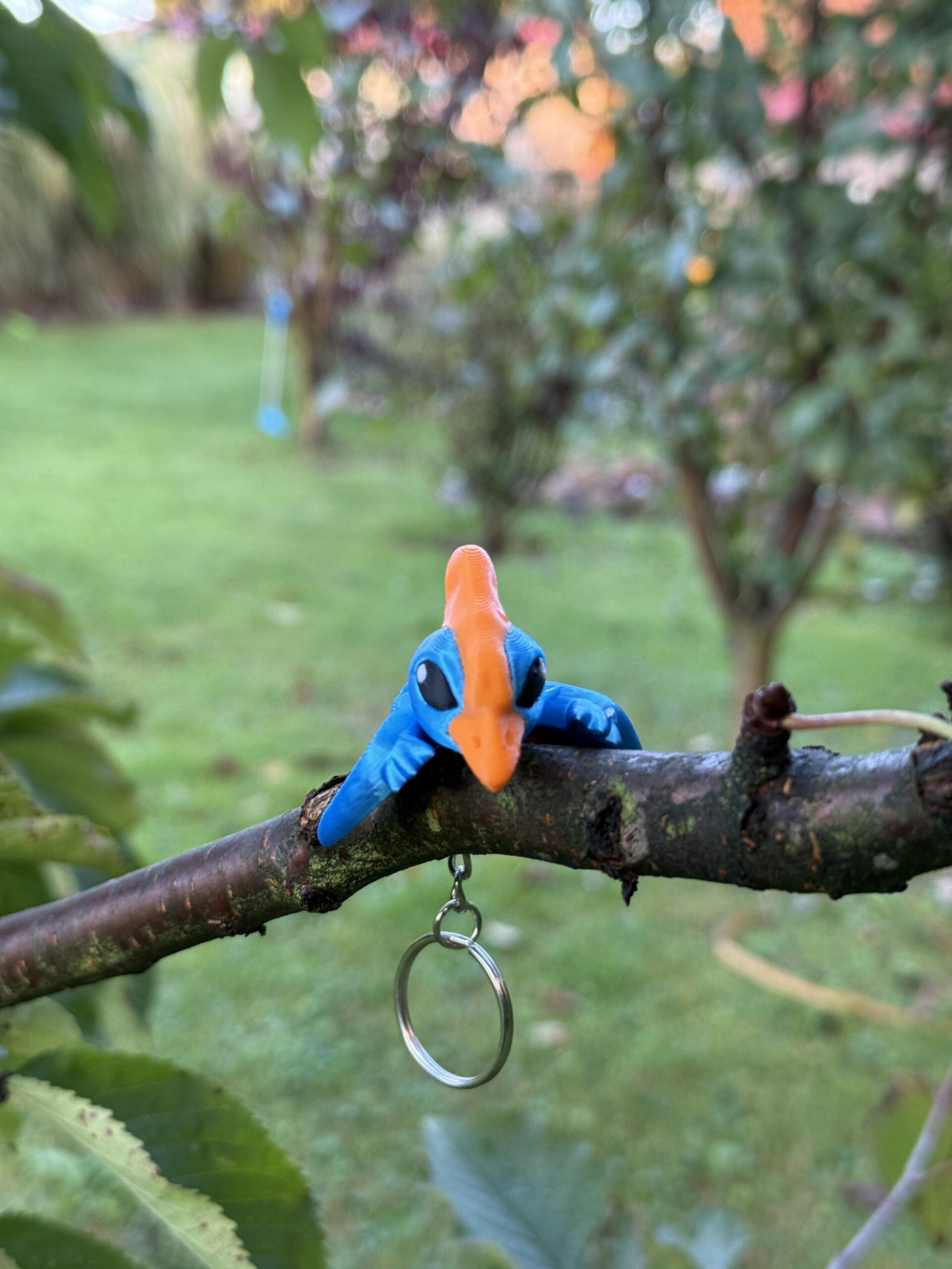 Pterodaktyl Baby 3D przegubowy, brelok – mała kieszonkowa figurka, zabawka - obrazek 11