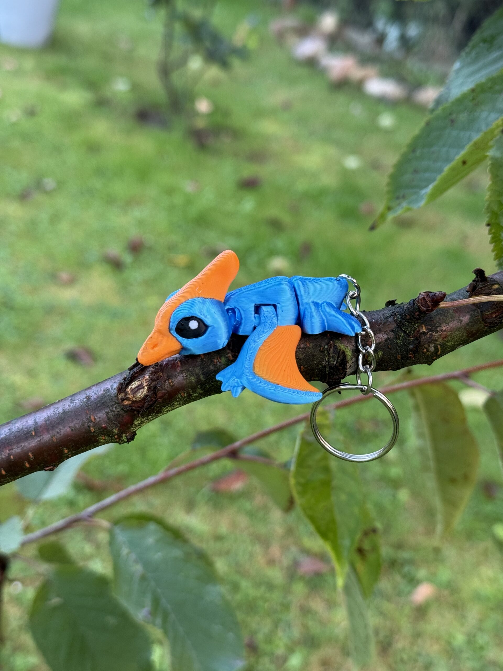 Pterodaktyl Baby 3D przegubowy, brelok – mała kieszonkowa figurka, zabawka - obrazek 14