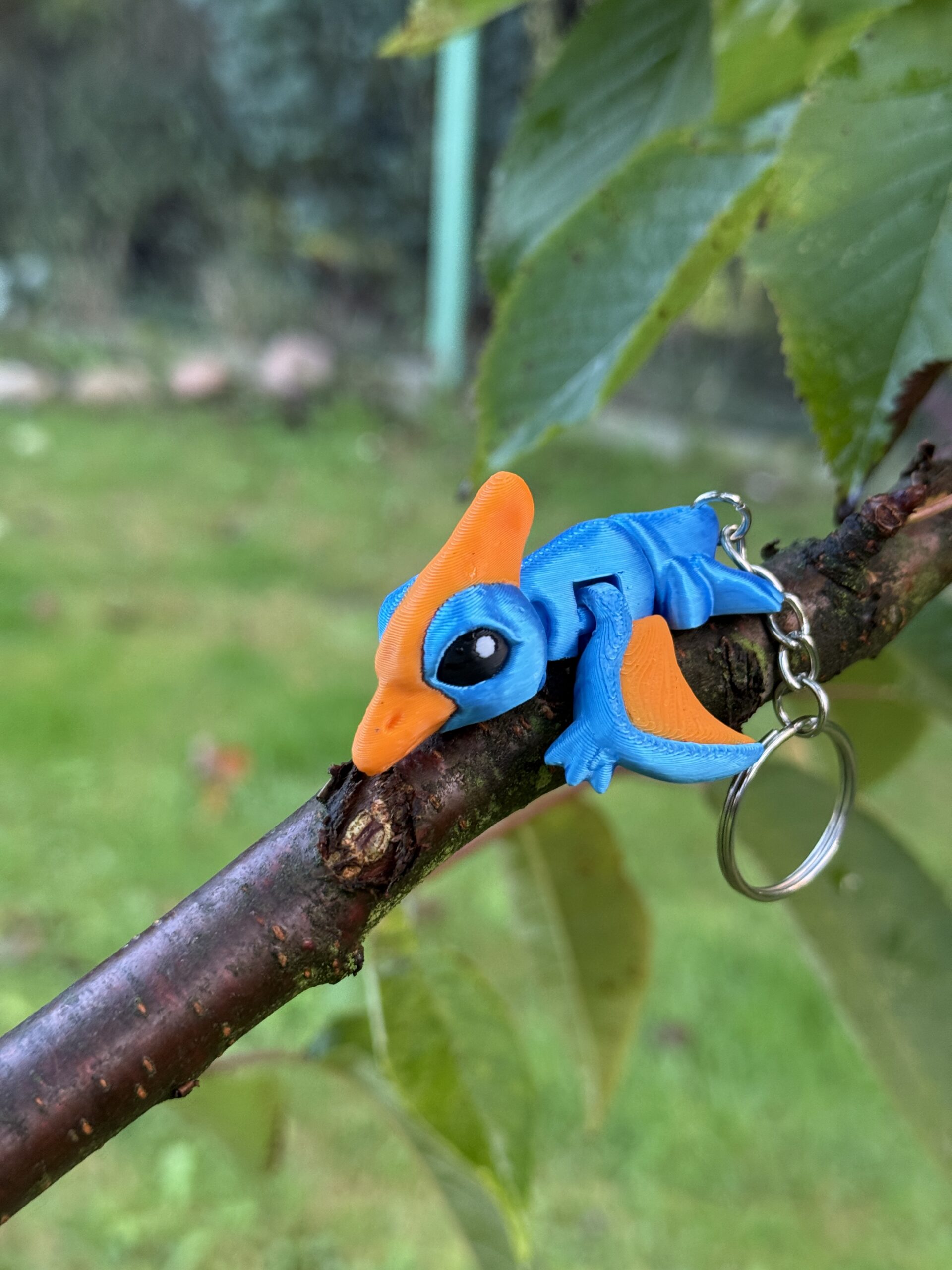 Pterodaktyl Baby 3D przegubowy, brelok – mała kieszonkowa figurka, zabawka - obrazek 15