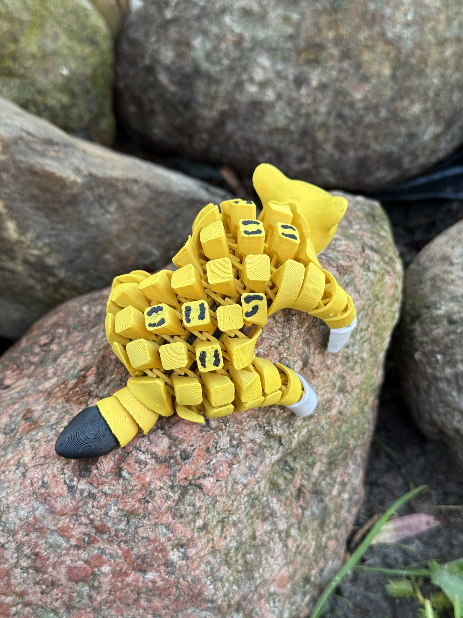 Tygrys Szablozębny 3D, segmentowo-przegubowy, ruchoma figurka, prezent, zabawka - obrazek 13